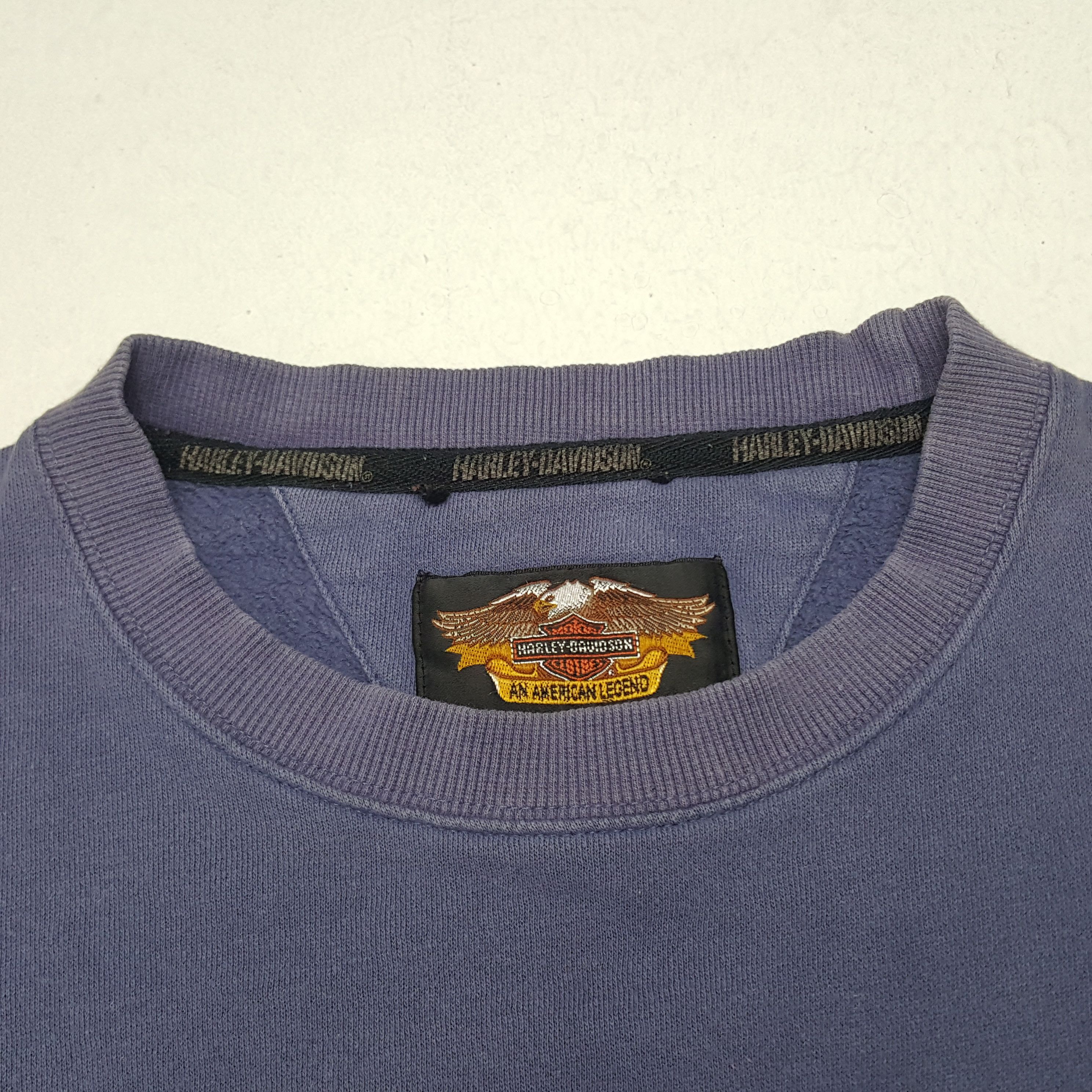 Harley Davidson × Vintage Vintage Harley Davidson Sweatshirt Size US XL / EU 56 / 4 - 4 Thumbnail