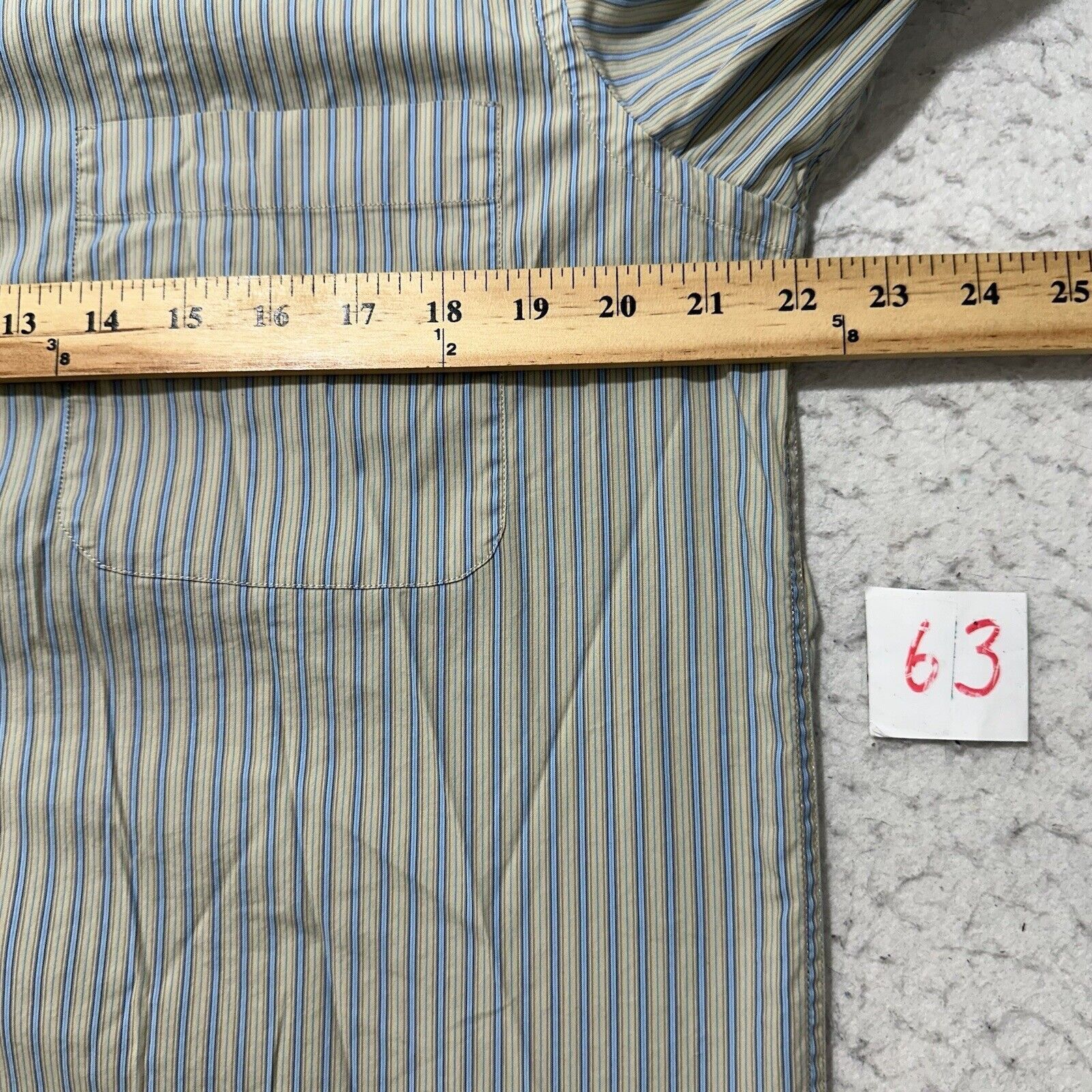 Ermenegildo Zegna Ermenegildo Zegna Medium Button Down Dress Shirt Blue Green Size US M / EU 48-50 / 2 - 9 Thumbnail