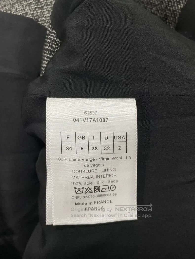 Dior Dior Grey lapel suit jacket Size XXS / US 00 / IT 34 - 5 Thumbnail