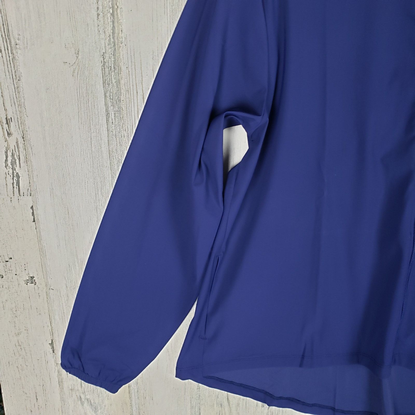 Other NWT Iris & Ink Hooded Zip Up Blue Performance Jacket Large Size L / US 10 / IT 46 - 4 Thumbnail