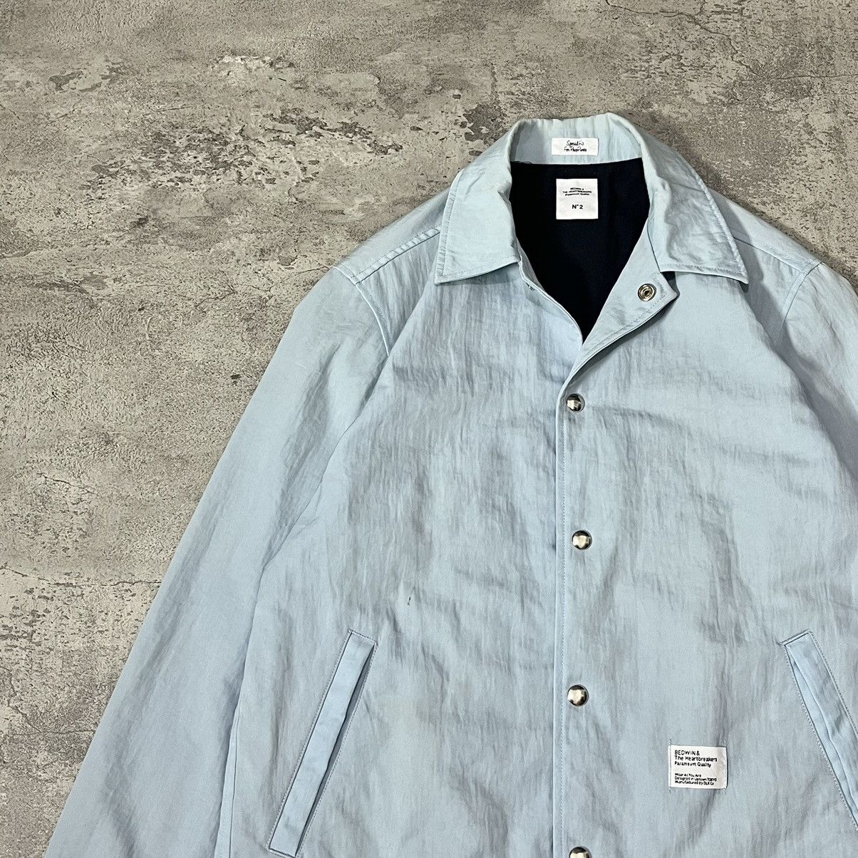 Bedwin & The Heartbreakers Bedwin & The Heartbreakers Deluxe Coach Jacket Light Blue Size US M / EU 48-50 / 2 - 4 Thumbnail