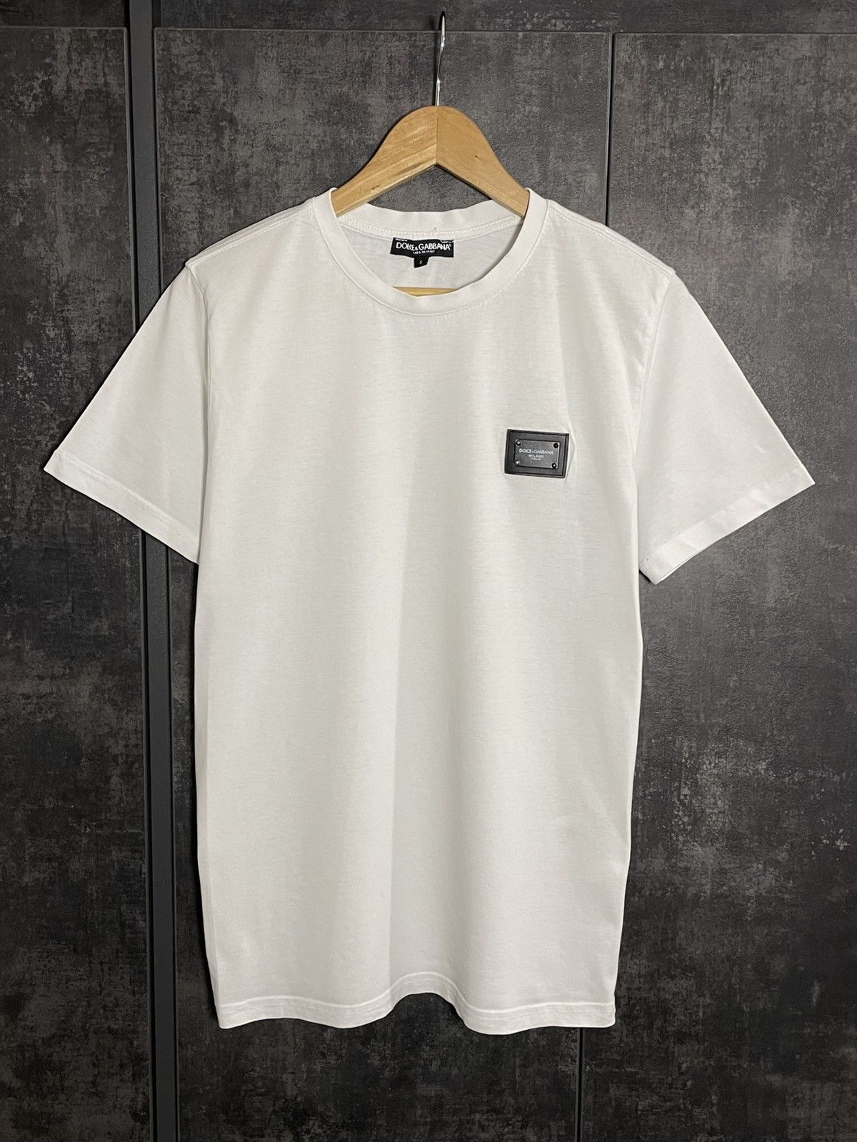Dolce & Gabbana Vintage Dolce Gabbana Metal Logo T-shirt Hedi Slimane Size US S / EU 44-46 / 1 - 2 Thumbnail