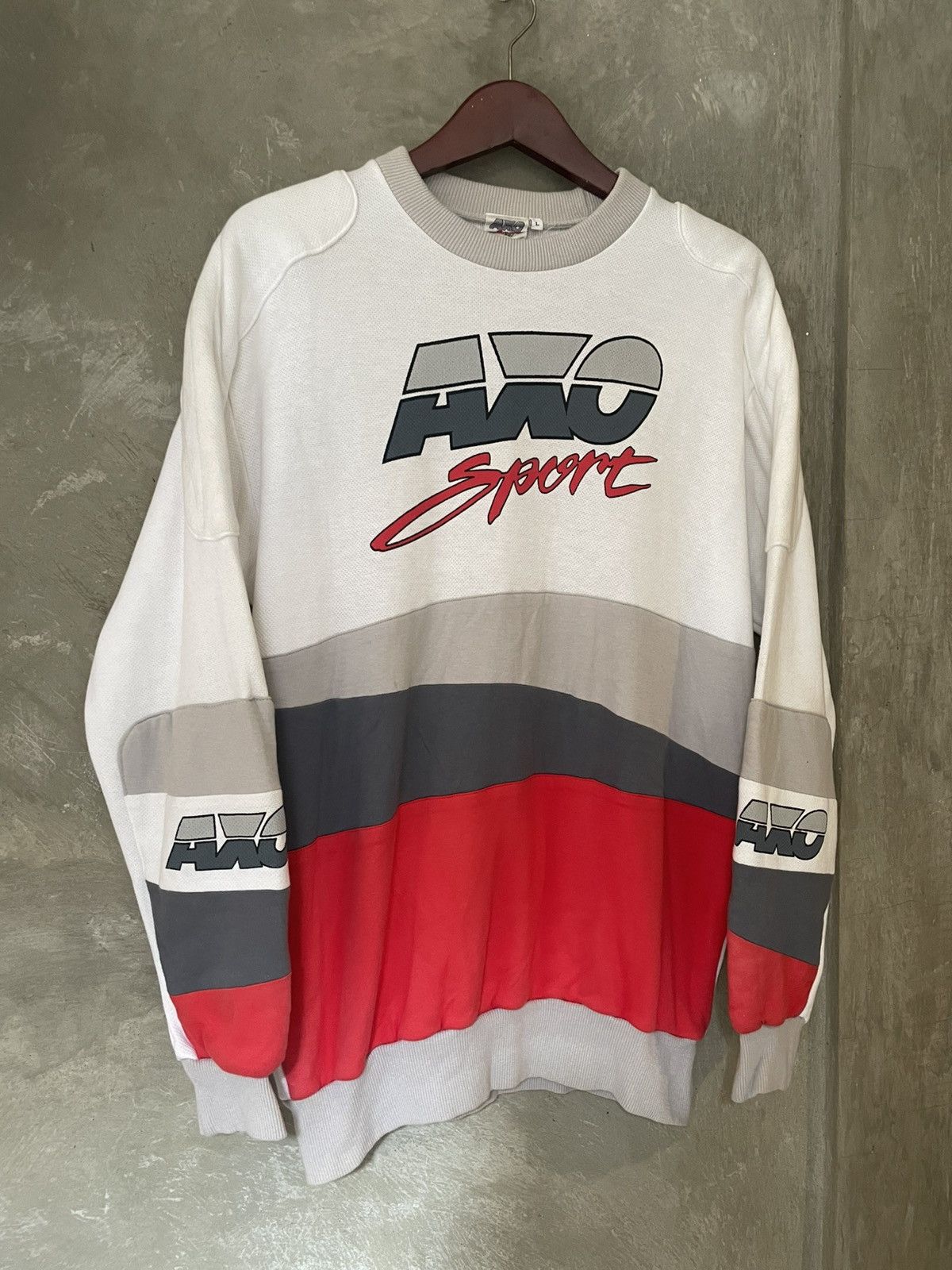 Gear for Sports × Vintage Vintage 90s AXO Sport Team Racing Motocross Sweatshirt Size US L / EU 52-54 / 3 - 5 Thumbnail