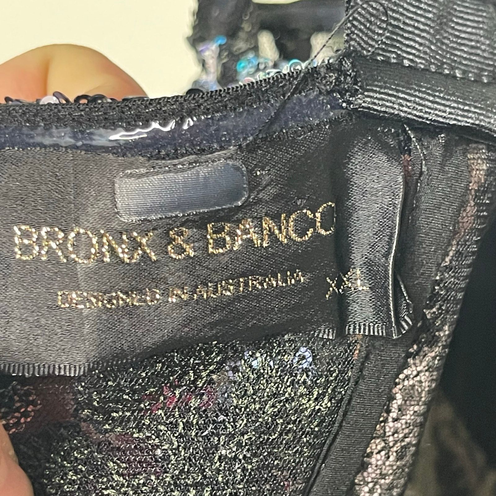 Bronx and Banco Bronx and Banco Annabell Jumpsuit Blue sequins Black Size 34" / US 12 / IT 48 - 8 Thumbnail