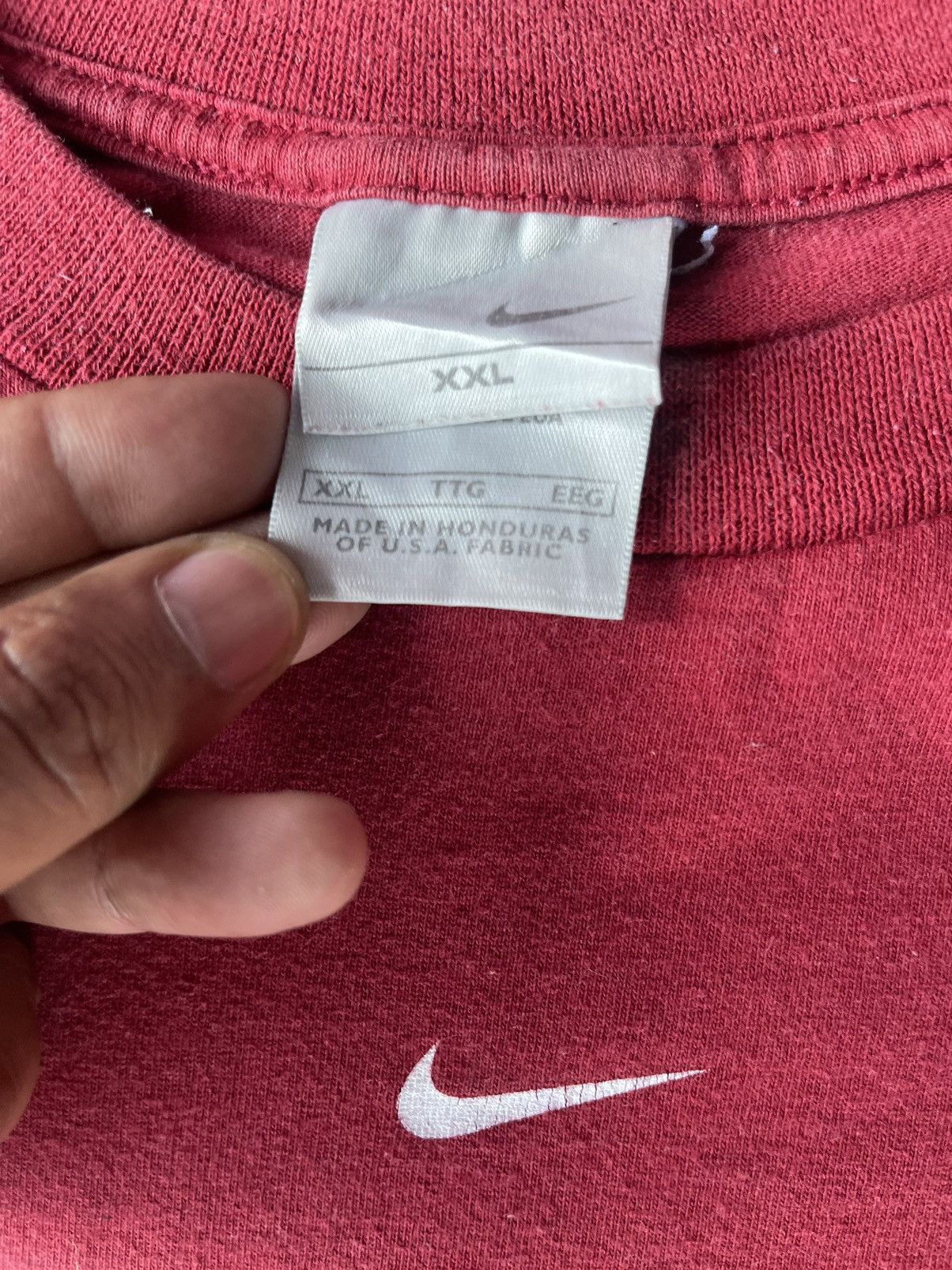 Nike Vintage Y2k Nike Center Logo Alabama Long Sleeve Size US L / EU 52-54 / 3 - 3 Thumbnail