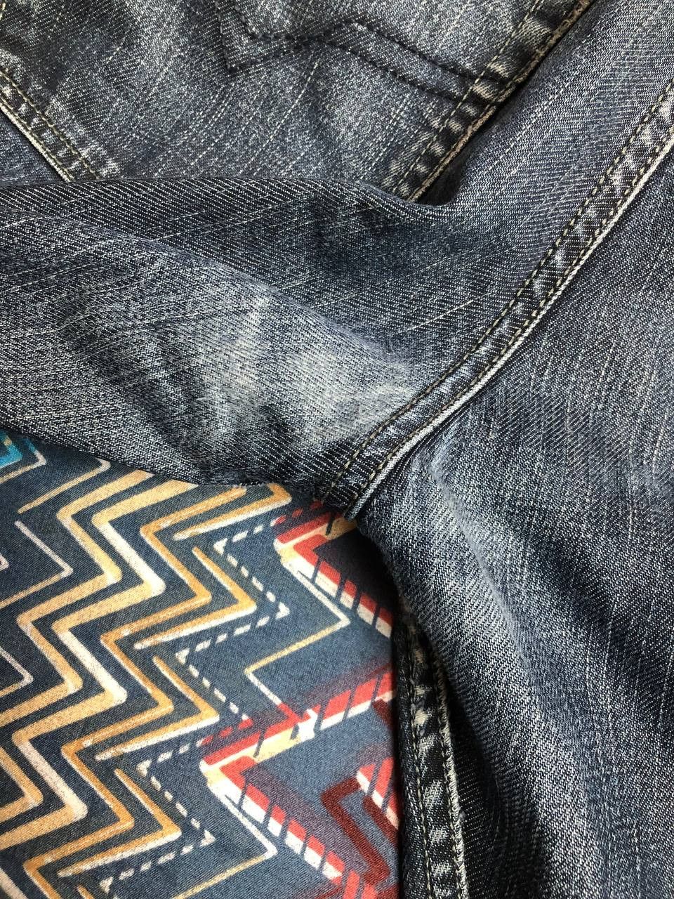 Japanese Brand Crazy Crash Dirty Baggy Faded Jean Japan Avant Garde Style Size US 32 / EU 48 - 14 Thumbnail