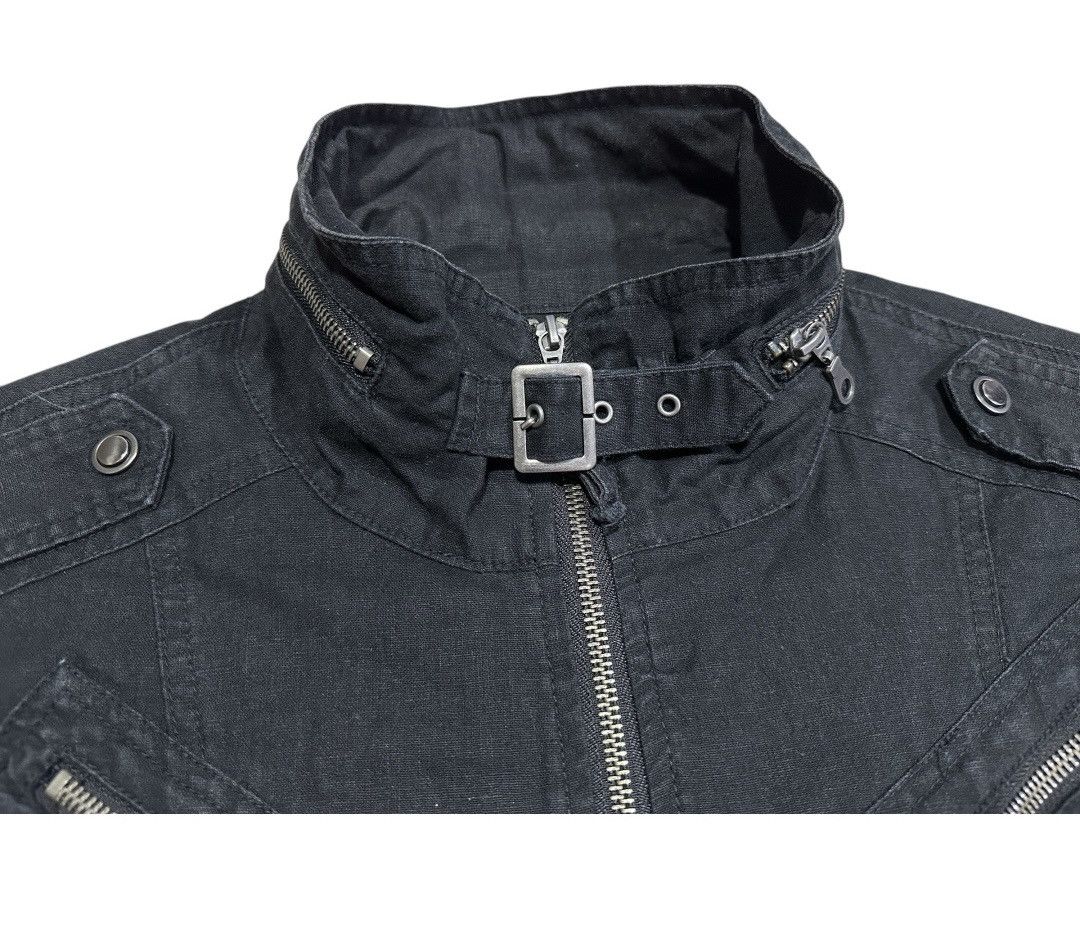 If Six Was Nine × Japanese Brand × Seditionaries 🔥Sick Y2K D Homme A Homme Zipper Shirt Black Goth Punk Size US M / EU 48-50 / 2 - 4 Thumbnail