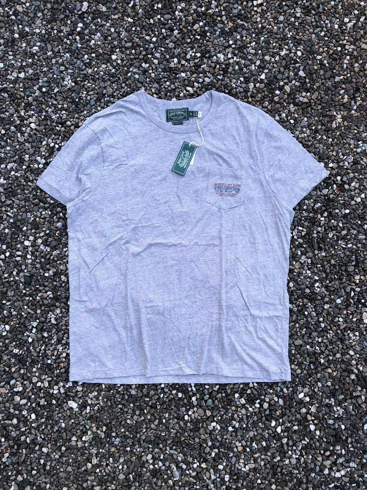 Polo Ralph Lauren Polo Country Ralph Lauren Authentic Dry Goods Pocket T-Shirt Size US XXL / EU 58 / 5 - 1 Thumbnail