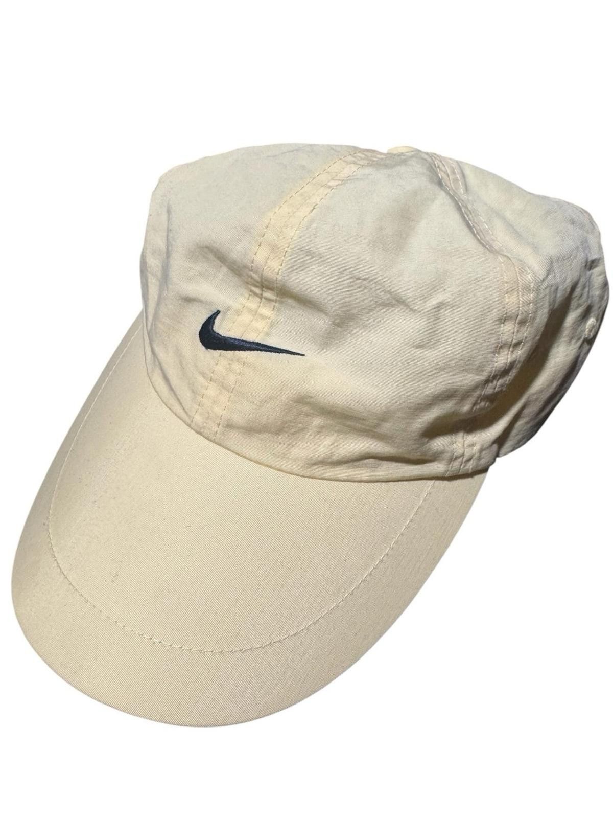Nike Vintage Nike Yellow Center Swoosh Strapback Cap Rare Mens Size ONE SIZE - 2 Thumbnail