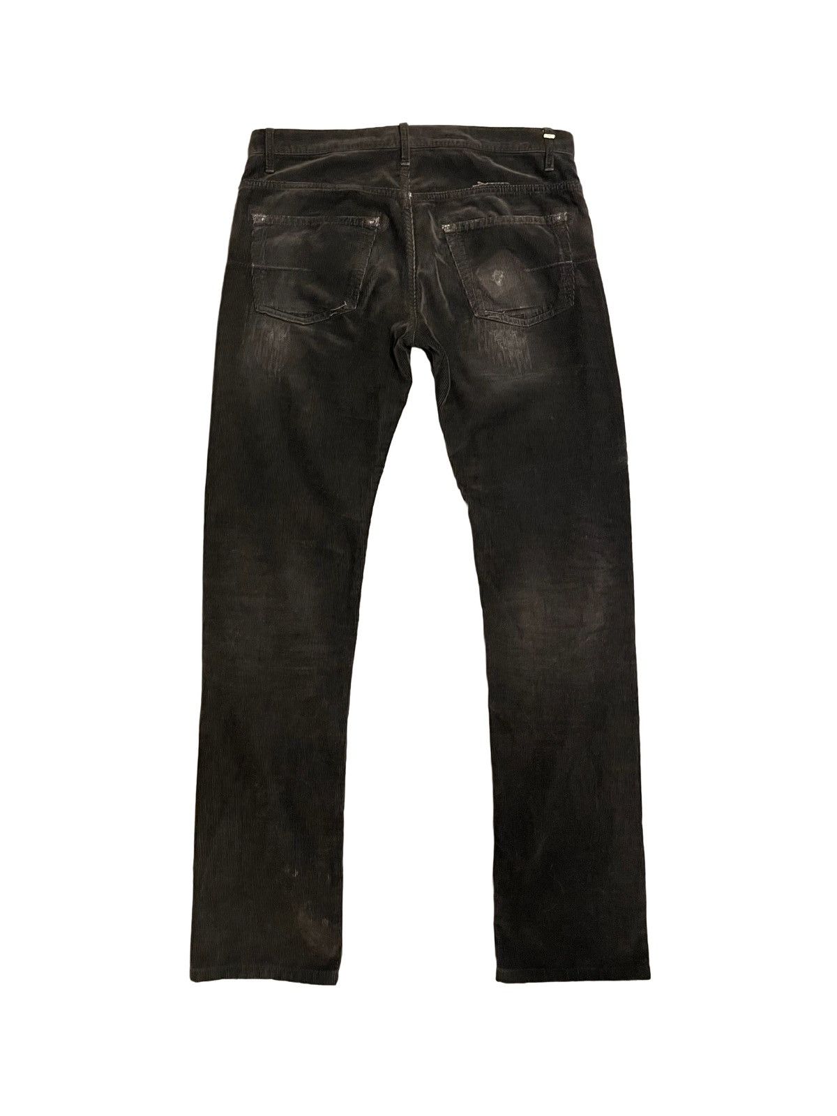 Dior Dior Homme 09AW “Angles” Distressed Corduroys Size US 31 - 2 Thumbnail