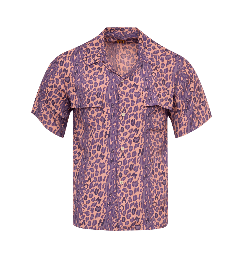 Human Made o1h1sh11224 Leopard Aloha Shirt in Purple Size US S / EU 44-46 / 1 - 1 Thumbnail