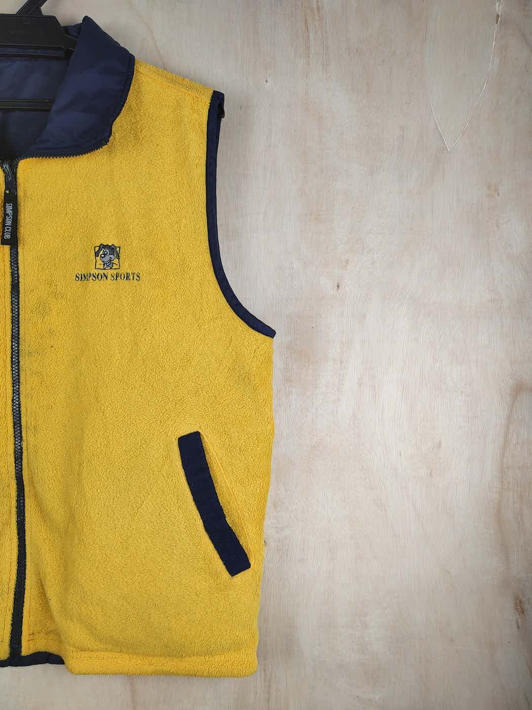 Japanese Brand Japan Yellow Simpson Sport Vests #S2458 Size US L / EU 52-54 / 3 - 10 Thumbnail