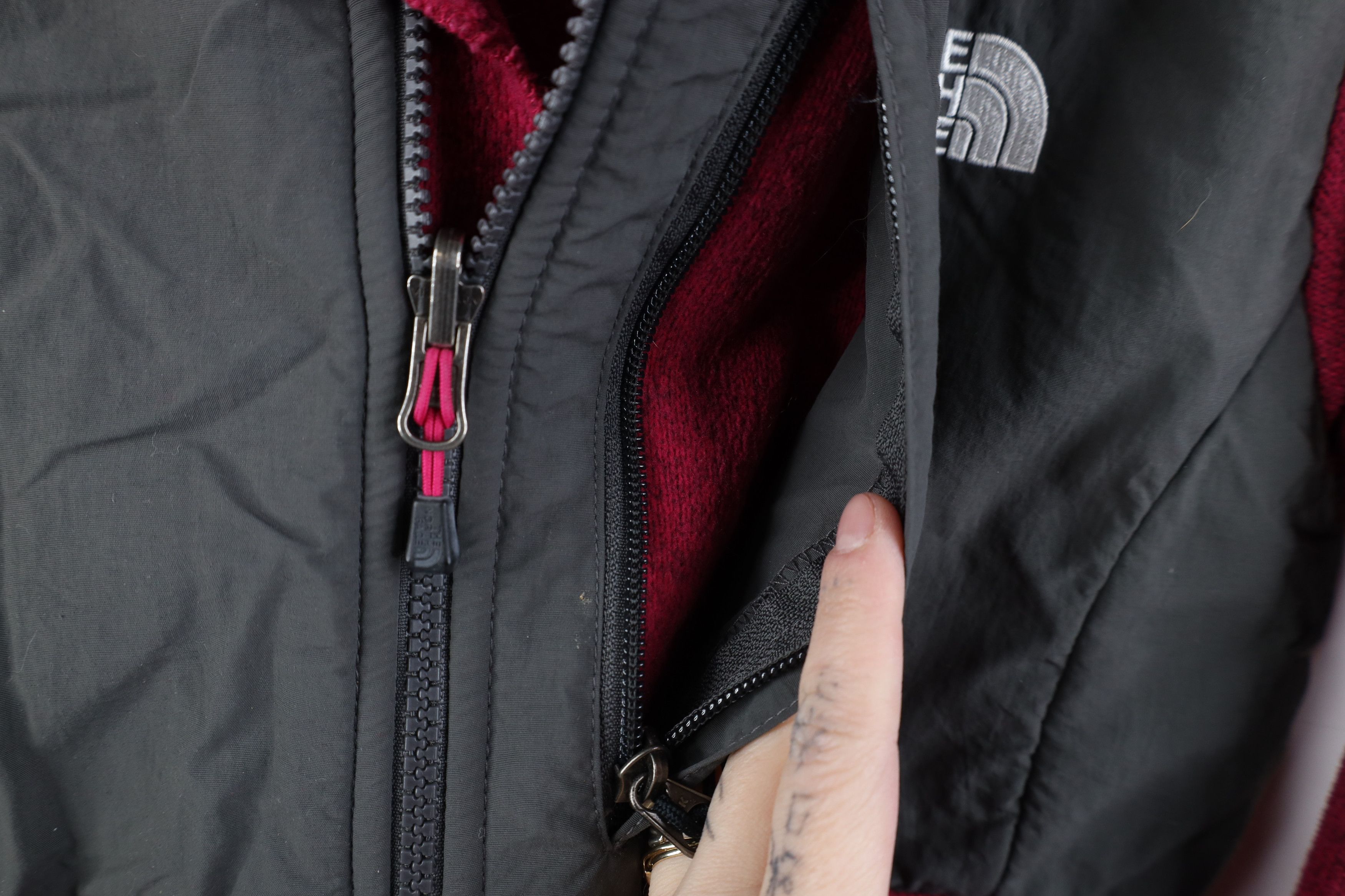 The North Face Vintage The North Face Denali Fleece Full Zip Jacket Pink Size M / US 6-8 / IT 42-44 - 5 Thumbnail