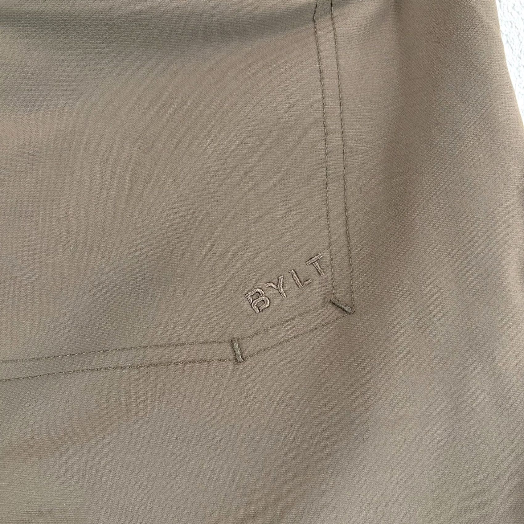 Vintage BYLT Pants Mens L Dark Taupe Premium Basics Active Cargo Men Tech Nylon Size US 33 - 4 Thumbnail