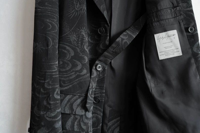 Yohji Yamamoto Yohji Yamamoto 22 AW Long Yun Man Printing and Discharging Size US M / EU 48-50 / 2 - 6 Thumbnail