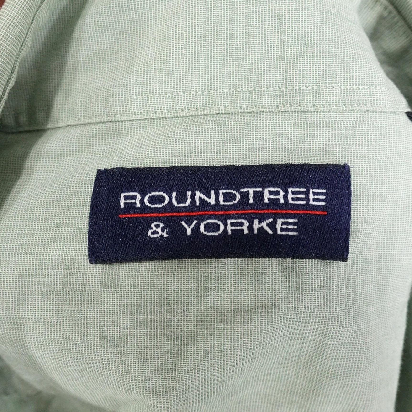 Roundtree & Yorke Roundtree & Yorke Shirt Mens 3XL BIG Short Sleeve Button Down Pocket Classic Green Size US XXL / EU 58 / 5 - 6 Thumbnail