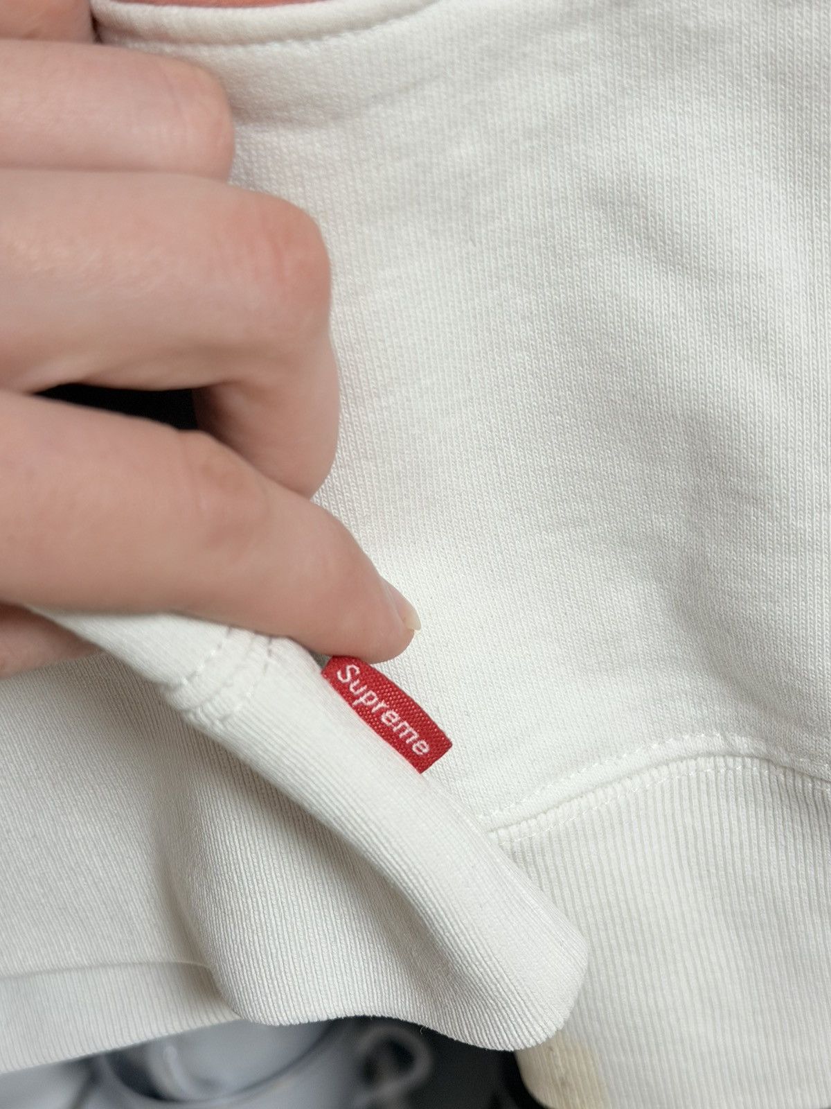 Supreme Supreme Piping Script Logo Hoodie Off White Pink M Size US M / EU 48-50 / 2 - 13 Thumbnail