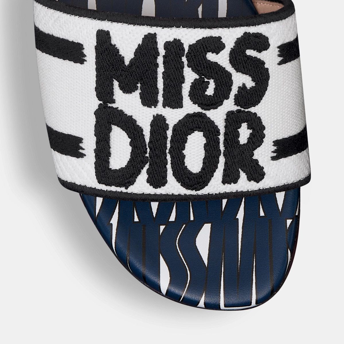 Dior o1bcso1str0226 Dway Slide in Deep Blue/Multi Multicolor Size US 9 / IT 39 - 4 Thumbnail
