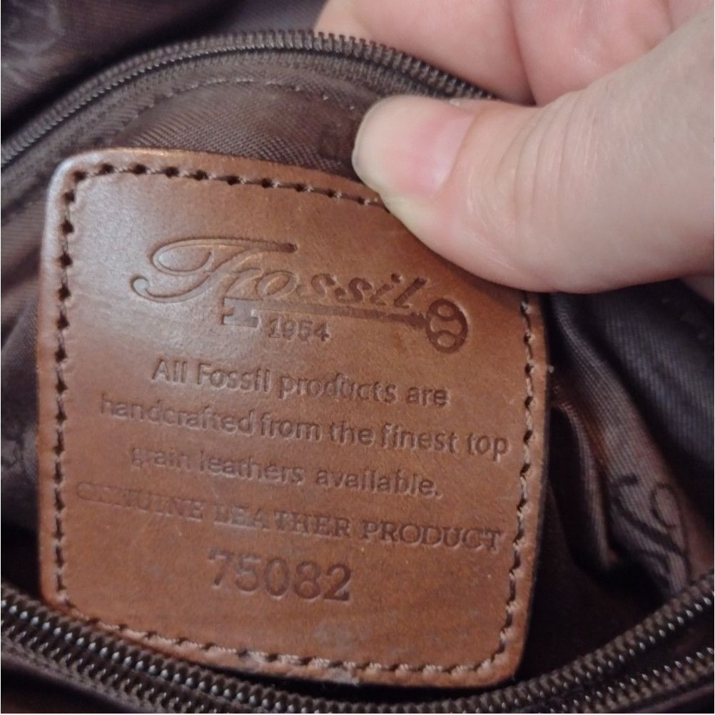 Fossil Fossil 1954 vintage brown leather handbag Size ONE SIZE - 6 Thumbnail