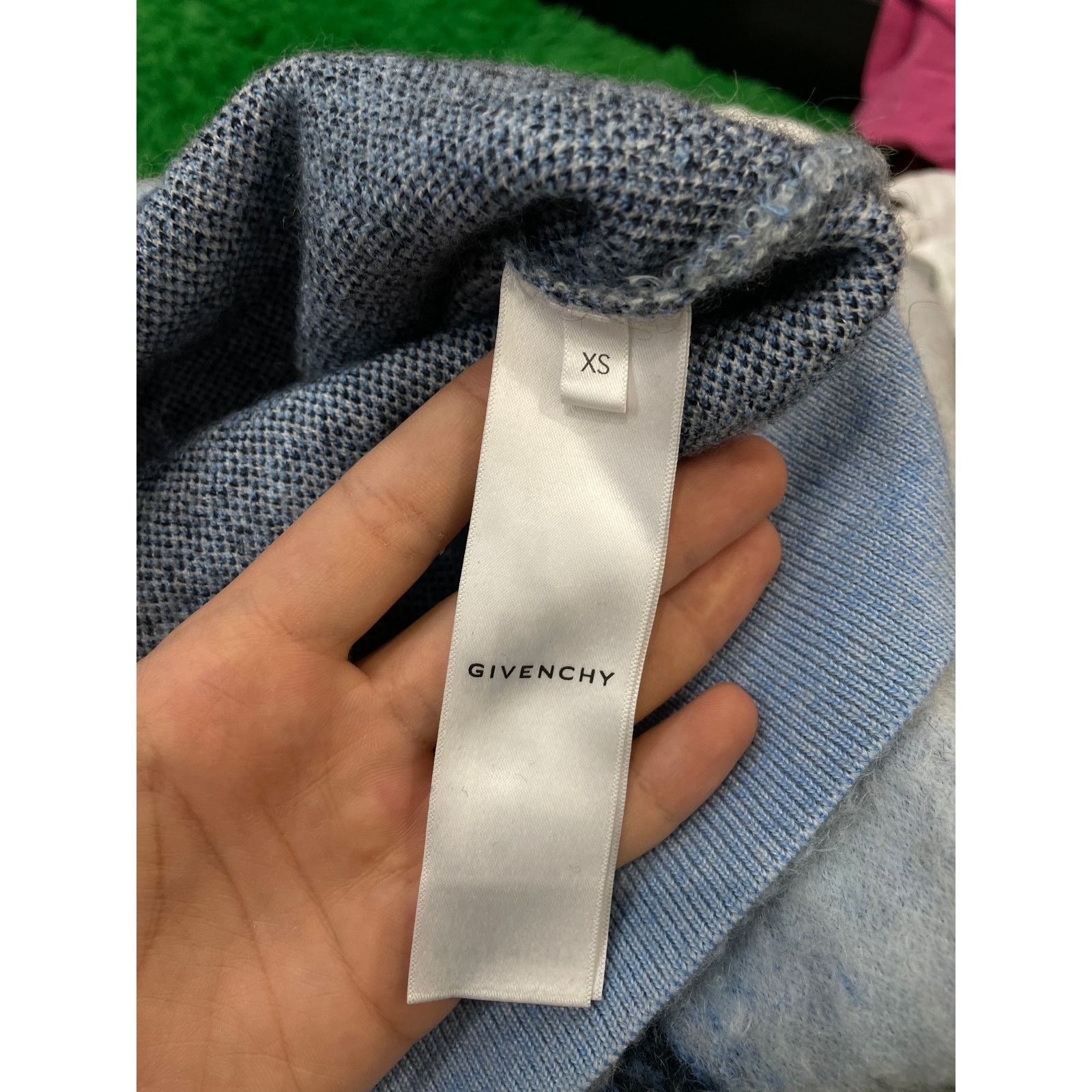 Givenchy Givenchy Crewneck Blue Mohair Used XS Size US XS / EU 42 / 0 - 3 Thumbnail