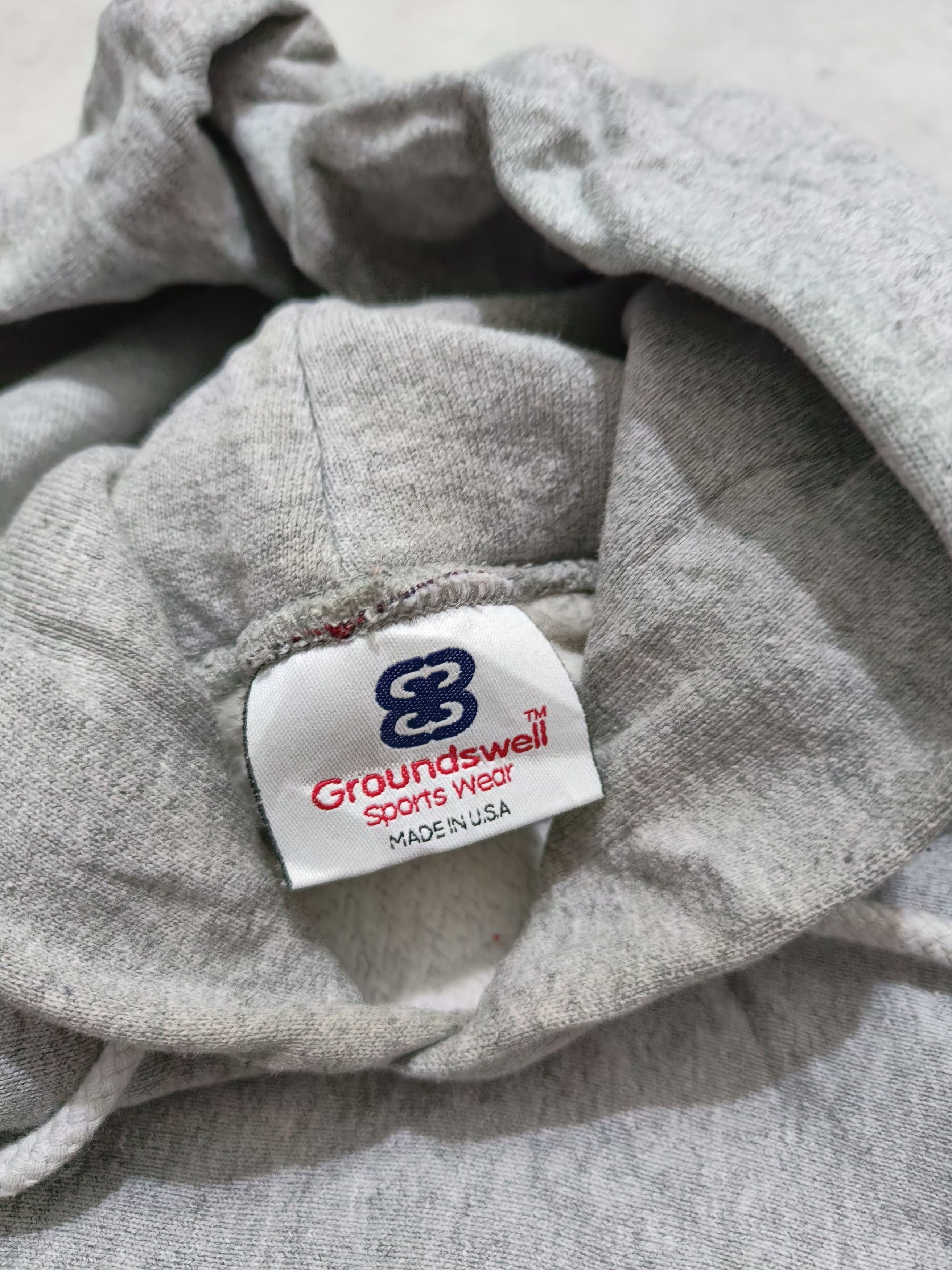 Vintage Vintage 80s Groundswell Sportswear Slim Fit Basic Hoodie Size US M / EU 48-50 / 2 - 5 Thumbnail