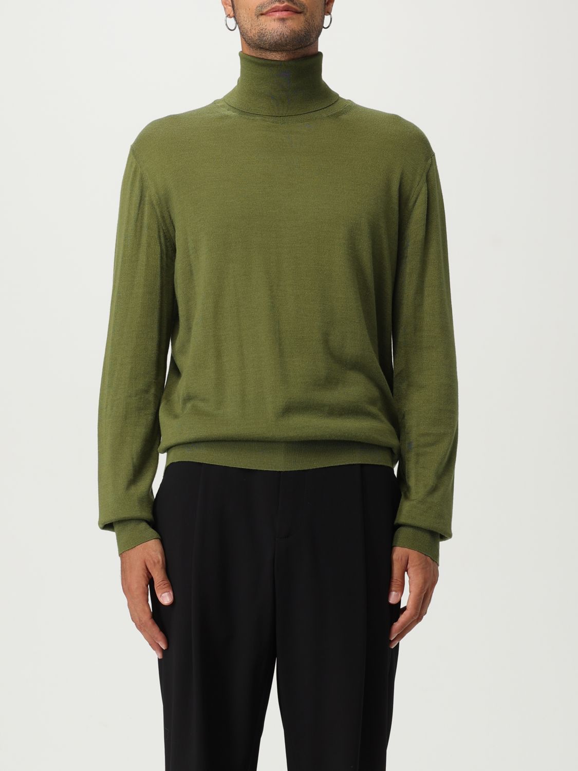 Saint Laurent Paris Saint Laurent Sweater Men Olive Size US M / EU 48-50 / 2 - 1 Thumbnail