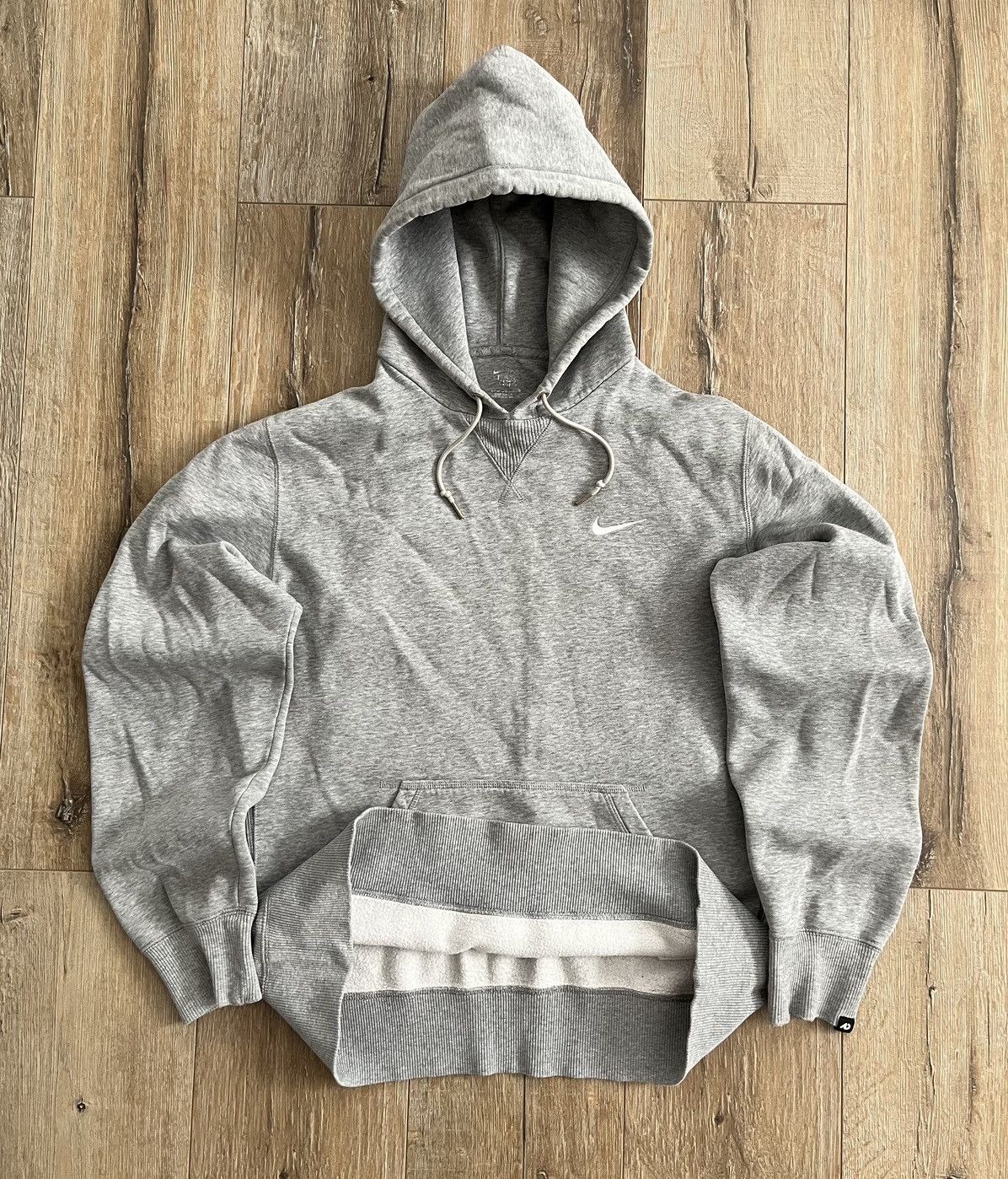 Nike × Vintage NIKE Y2K SWOOSH HOODIE Size US L / EU 52-54 / 3 - 5 Thumbnail