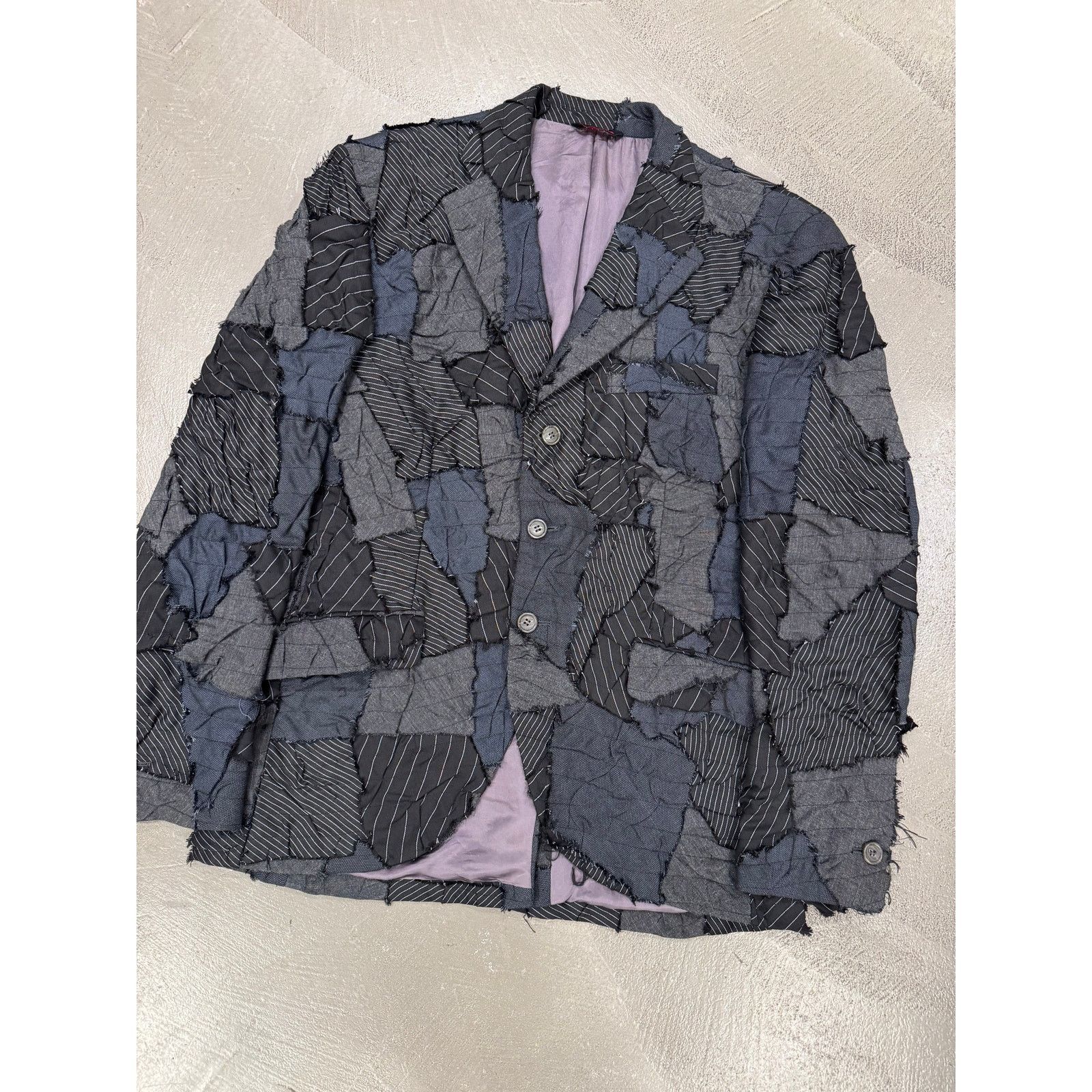 Romeo Gigli 2000s Romeo Gigli handmade patchwork blazer Size US M / EU 48-50 / 2 - 4 Thumbnail