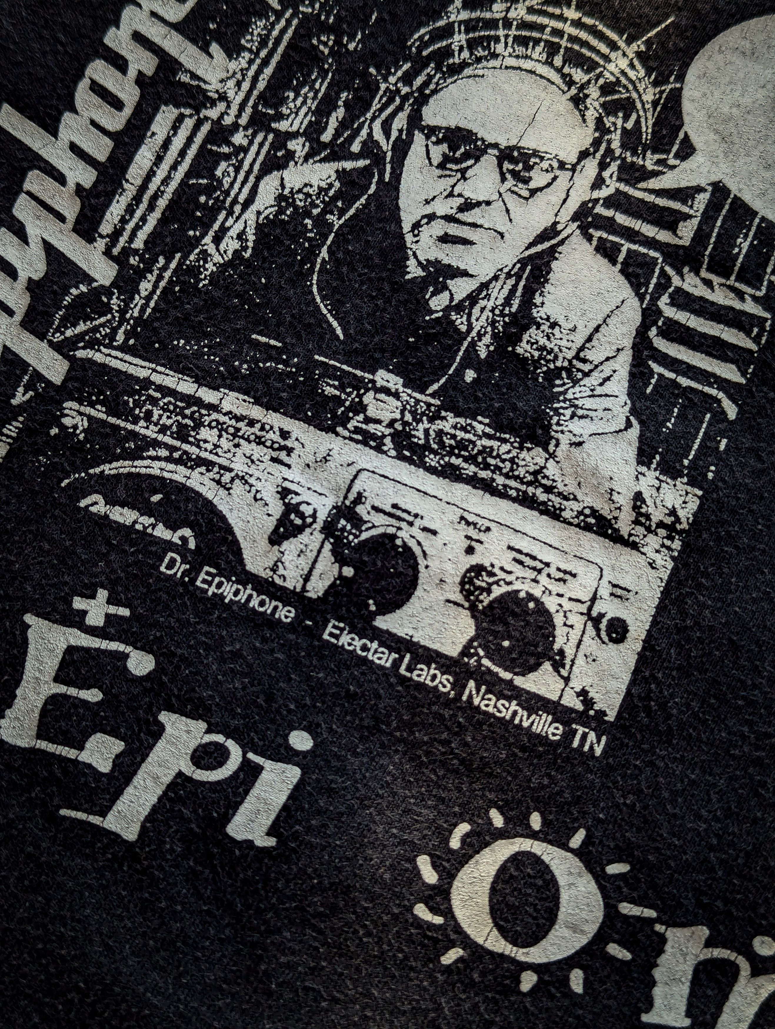 Vintage Vintage 80's Dr. Epiphone Alpha Epi Omega Tshirt Size US L / EU 52-54 / 3 - 4 Thumbnail