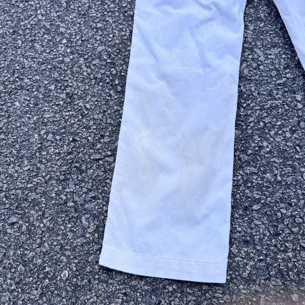 Danton Vintage Danton White Corduroy Fatigue Pants Size US 29 - 10 Thumbnail