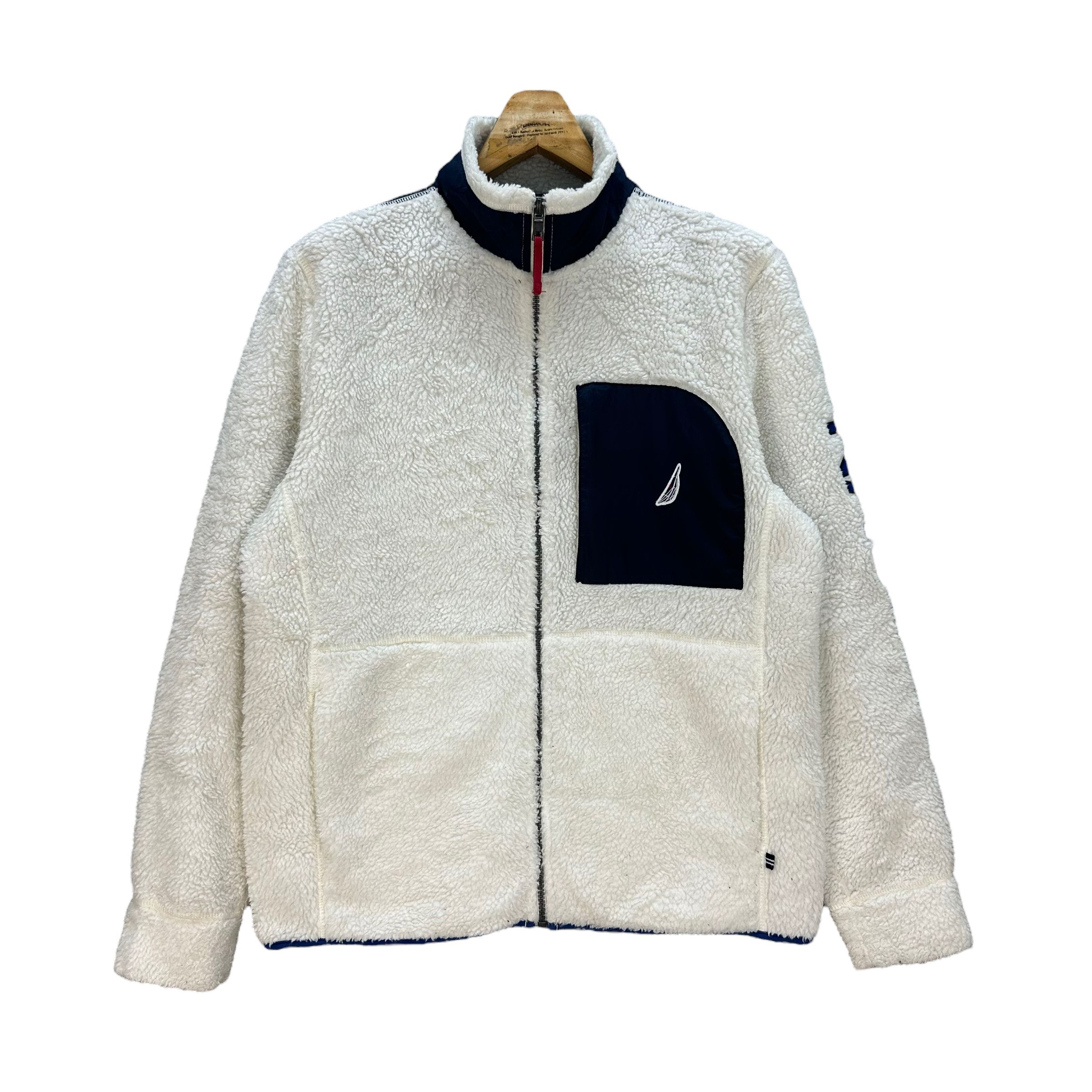 Nautica NAUTICA SLEEVE BIG LOGO FLEECE JACKET #8213-215 Size US M / EU 48-50 / 2 - 1 Thumbnail