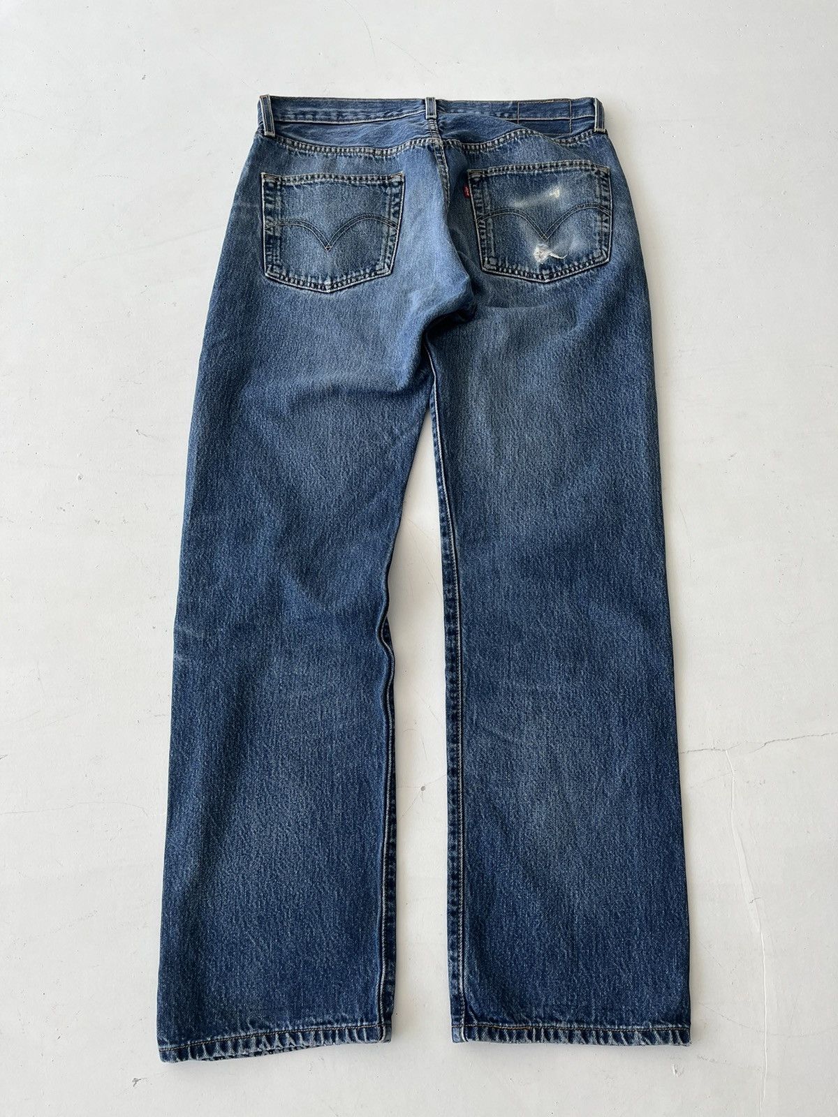 Levi's Vintage Levi’s 501 jeans classic fit Y2K wide leg baggy 90s Size US 34 / EU 50 - 1 Thumbnail