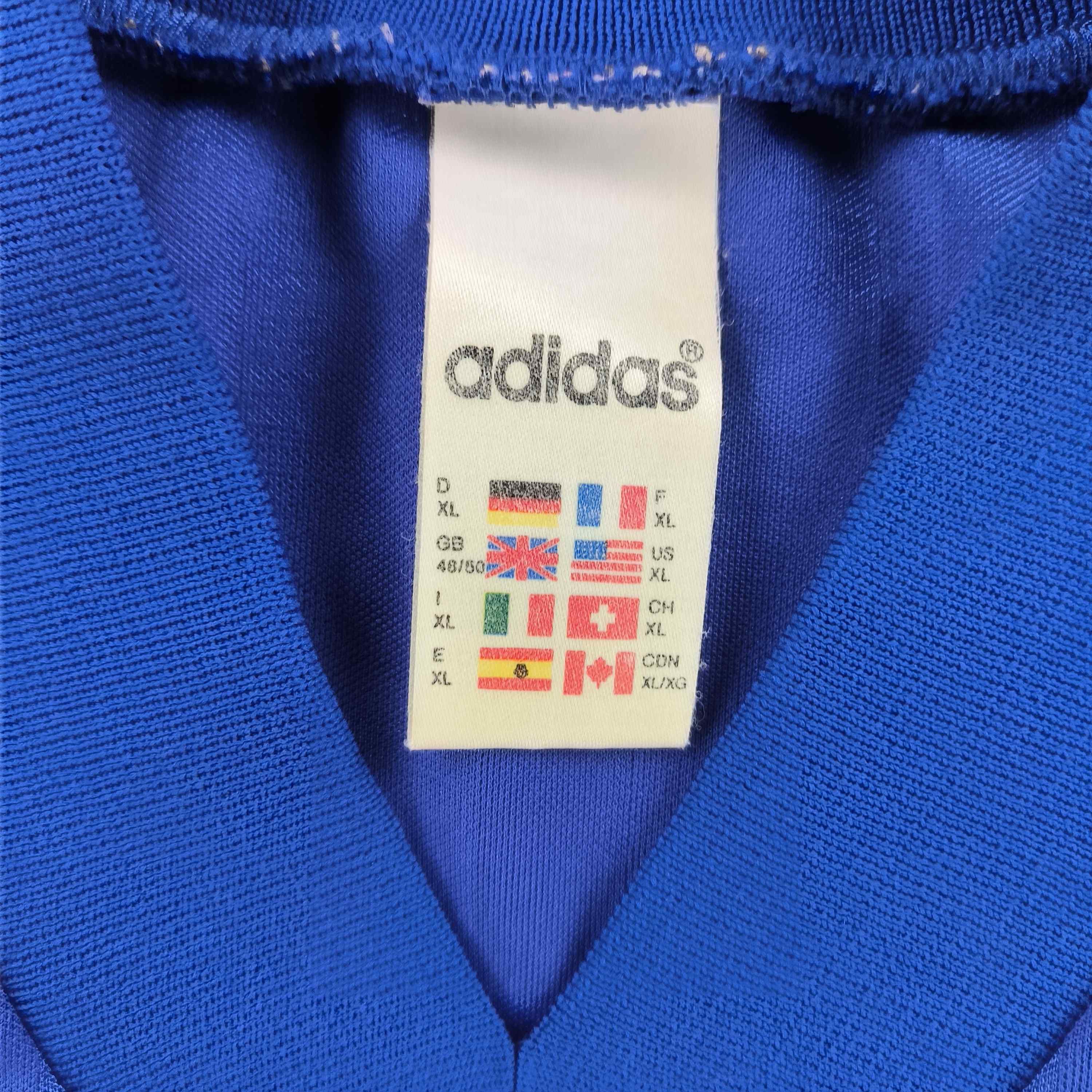 Adidas France 1992-94 Adidas home football jersey shirt size XL Size US XL / EU 56 / 4 - 4 Thumbnail