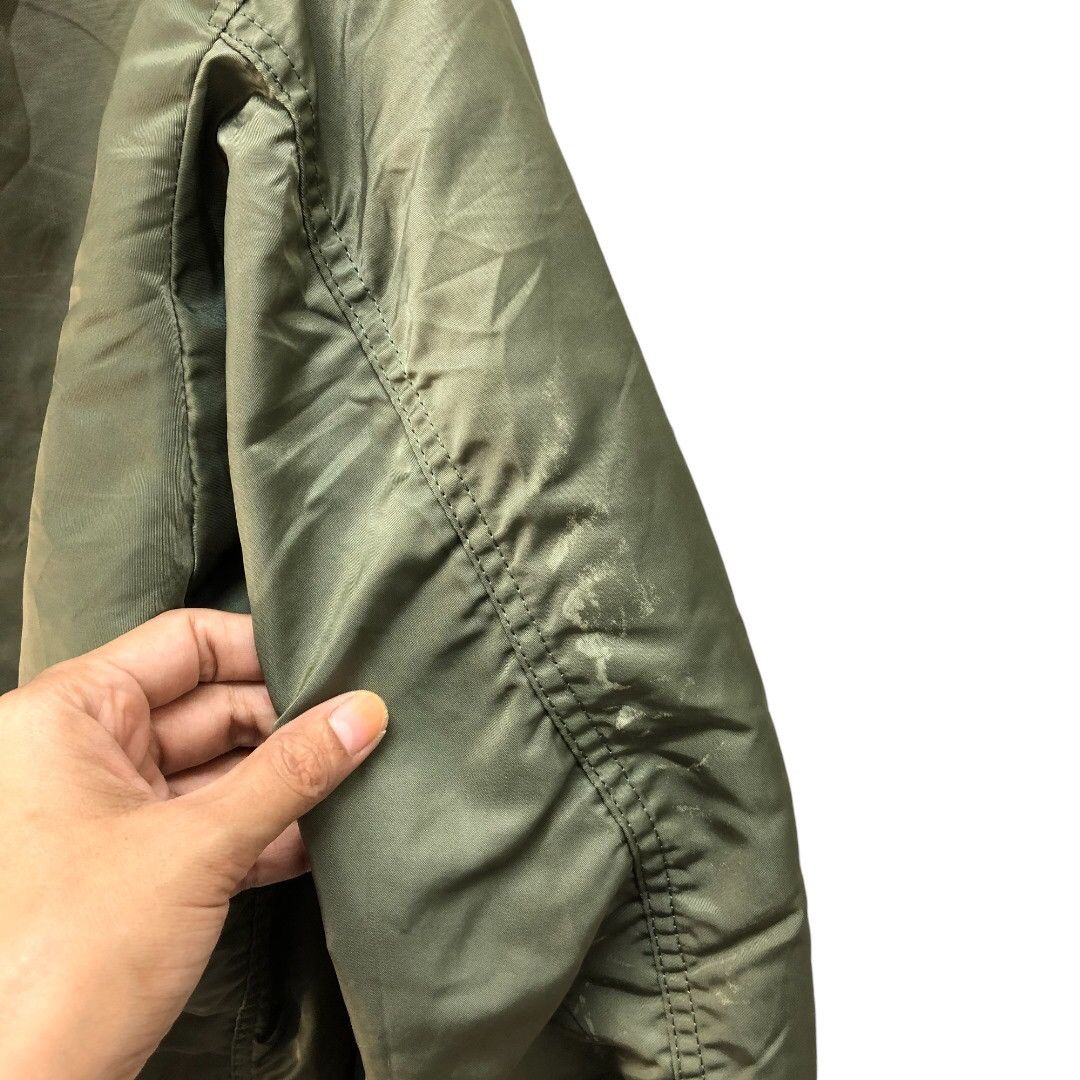 Alpha Industries Vintage ALPHA Made In Usa USAF MA-1 Bomber Jacket #4878-37 Size US L / EU 52-54 / 3 - 21 Thumbnail