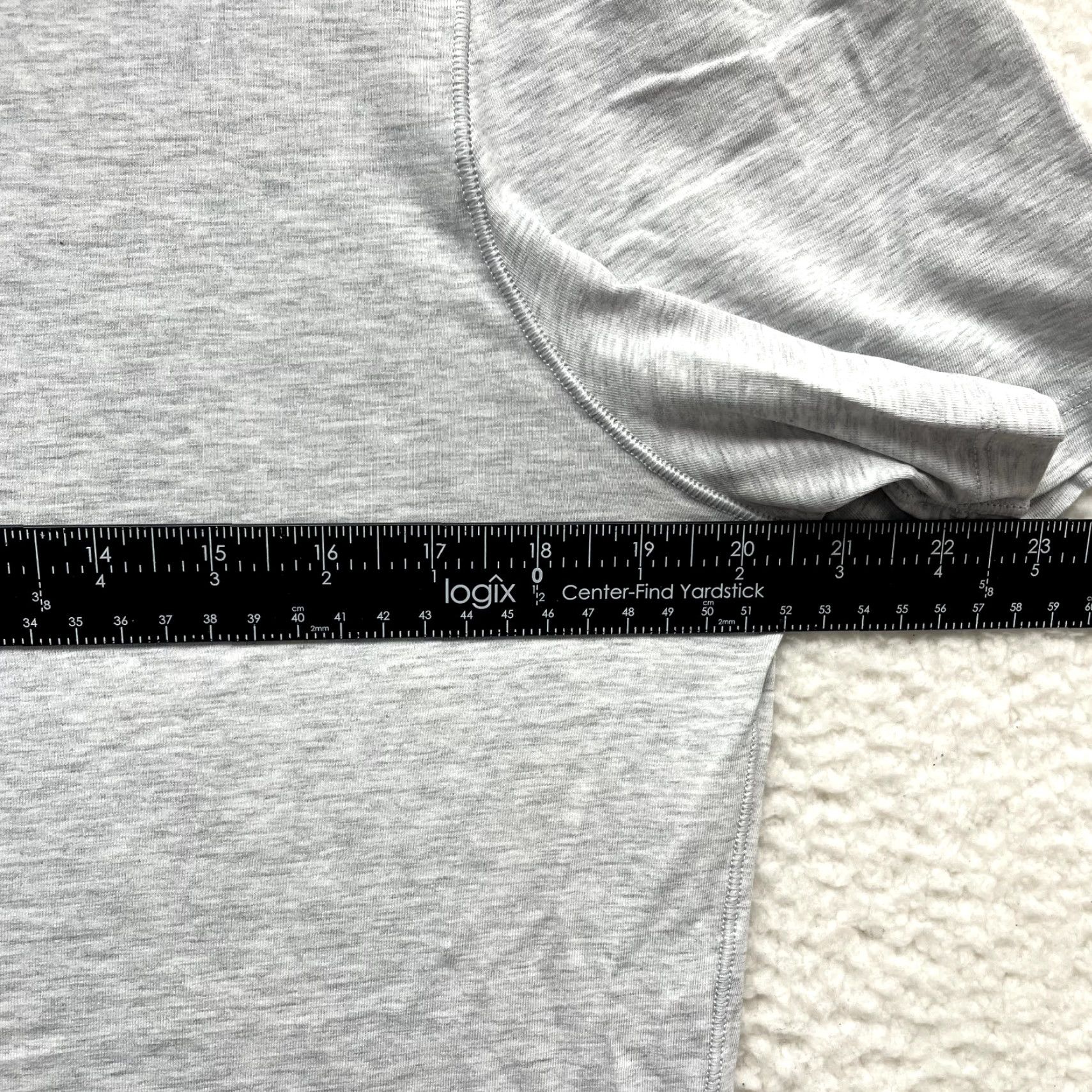 Lululemon Lululemon T-Shirt Large Womens Heather Grey Stretch Workout Activewear Comfort Womens L Gray Size L / US 10 / IT 46 - 4 Thumbnail