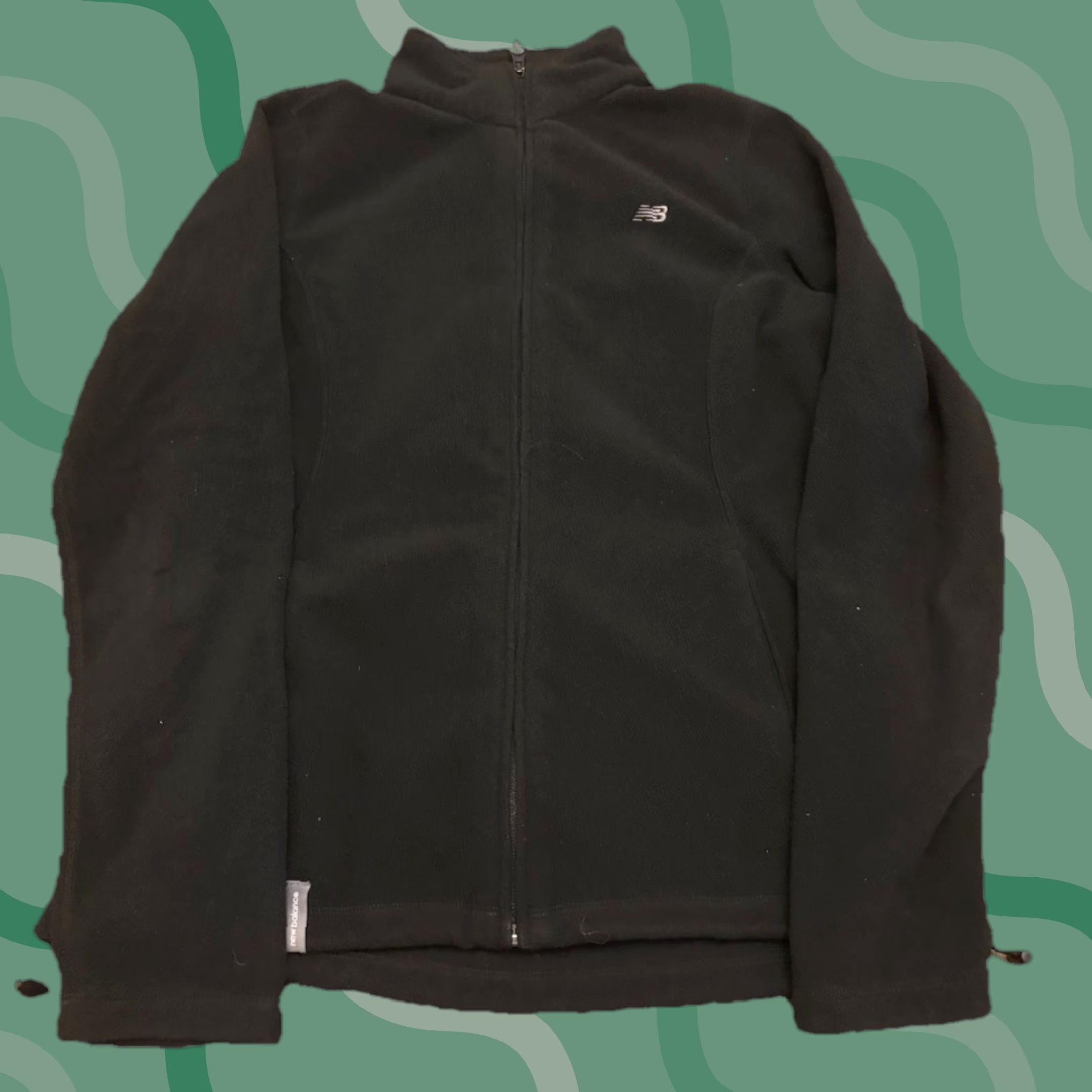 New Balance New Balance Fleece Jacket Women S Full Zip Mock Neck Black Regular Size S Jacket Size S / US 4 / IT 40 - 1 Thumbnail