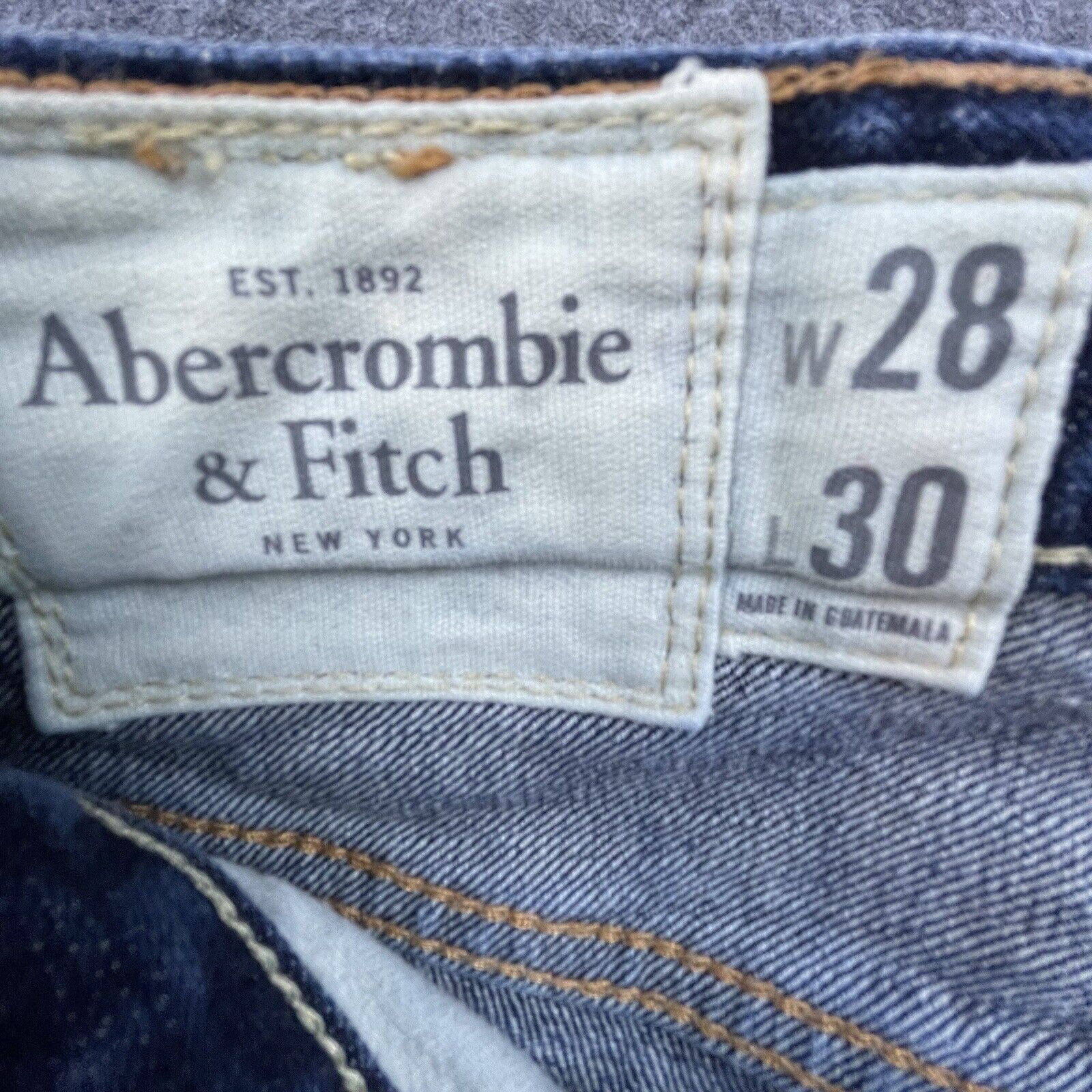 Abercrombie & Fitch Abercrombie & Fitch Jeans Mens 28 x 30 Skinny Button Fly Size US 28 / EU 44 - 7 Thumbnail