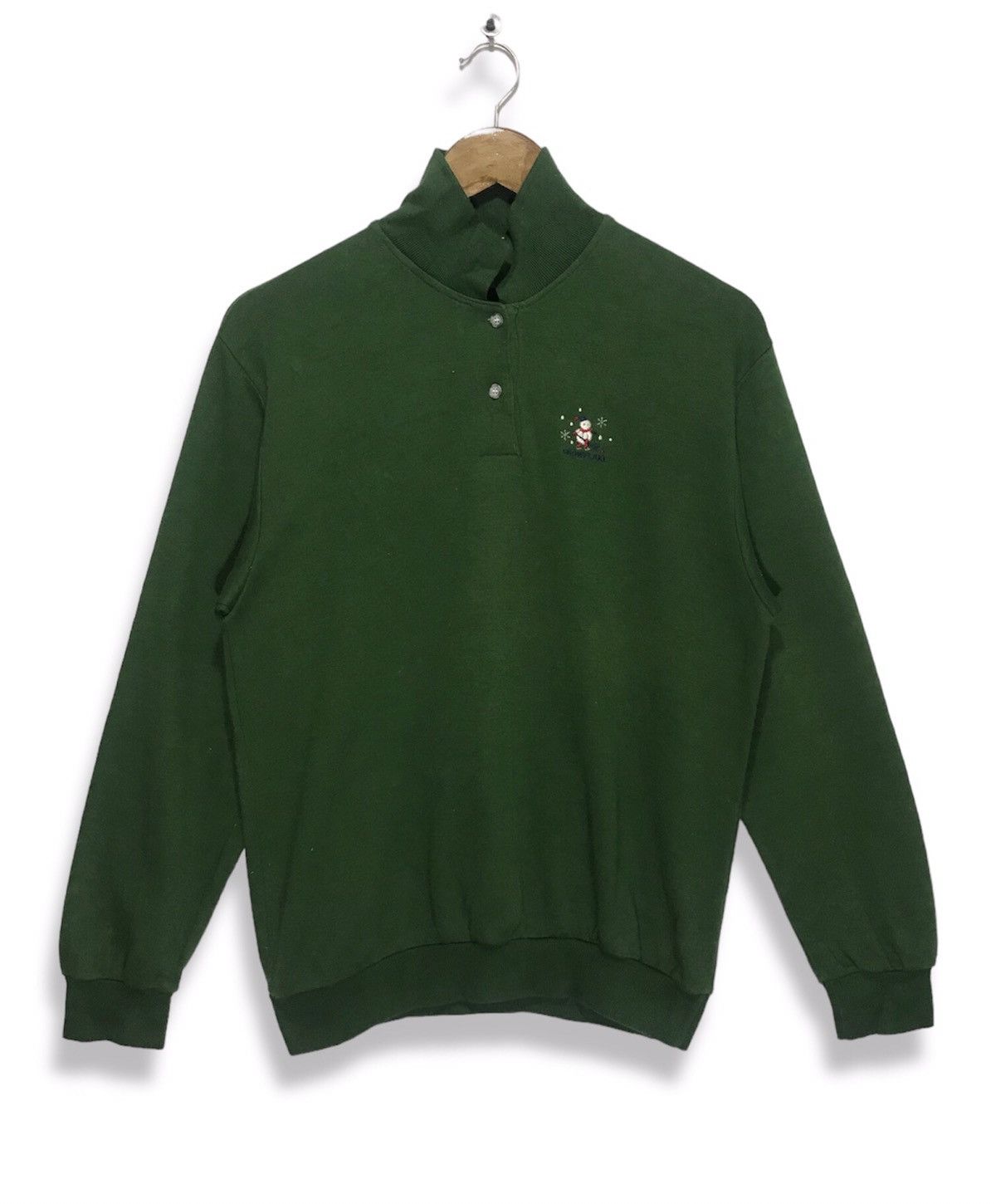 Japanese Brand × Vintage Vintage Snowflake Cosmic Crew Sweatshirt Size US S / EU 44-46 / 1 - 1 Thumbnail