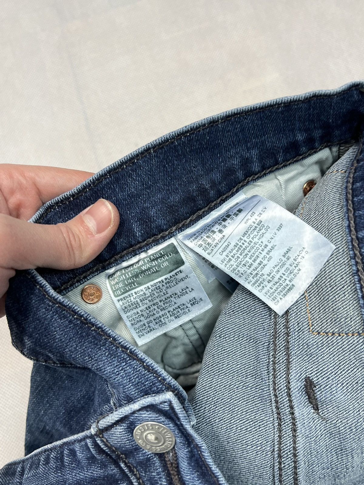 Levi's × Levi's Vintage Clothing Pants Levi’s 502 blue jeans 38/30 Size US 38 / EU 54 - 4 Thumbnail