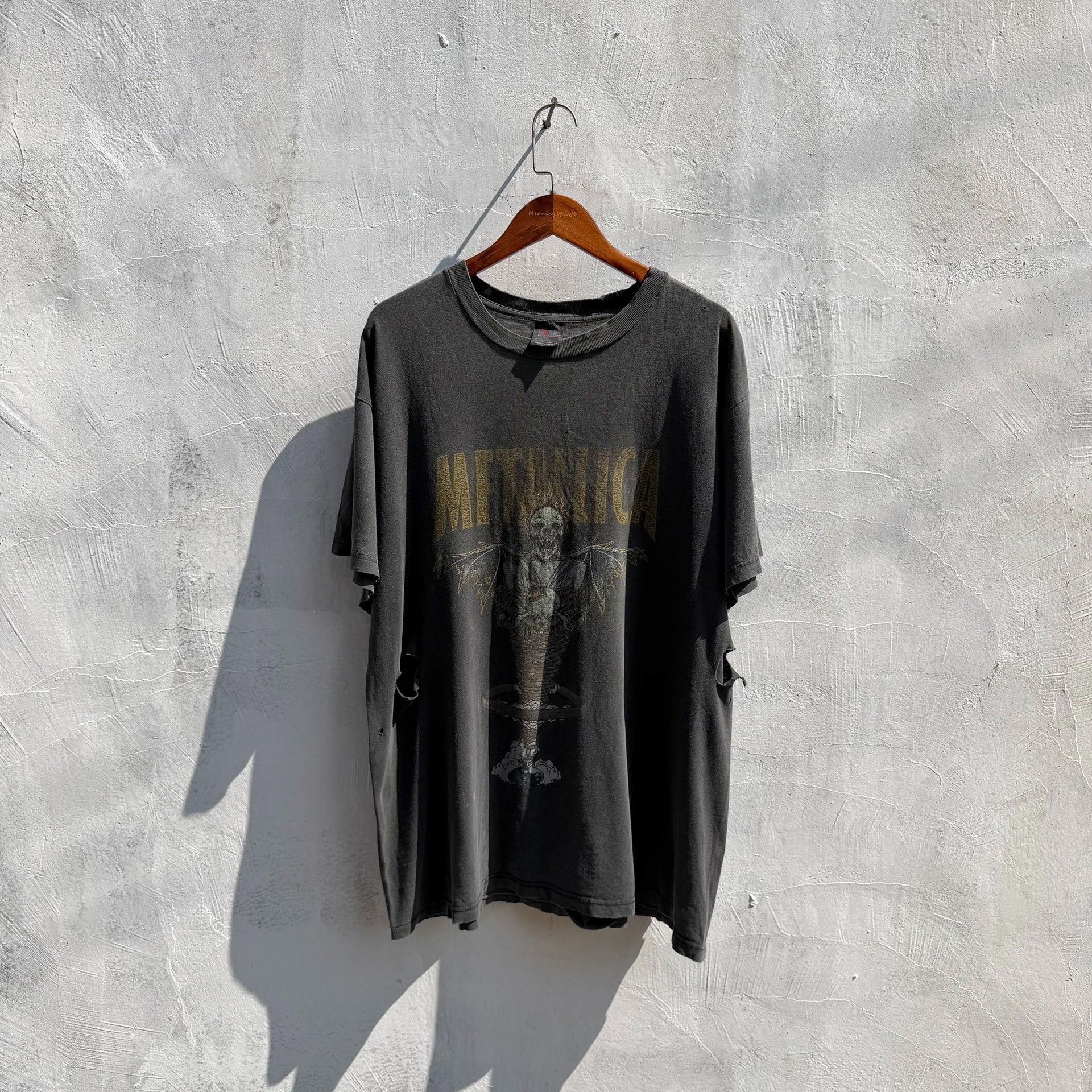 FEAR OF GOD LLICA パスヘッド　デザイン Tシャツ Metallica × Vintage Vtg Metallica FEAR OF GOD FOG FIXXXER Pushead