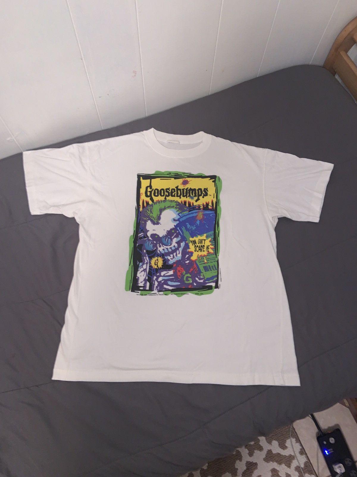 No Fear Vintage Goosebumps 1995 You Can’t Scare Me T - Size XL Size US XL / EU 56 / 4 - 1 Thumbnail
