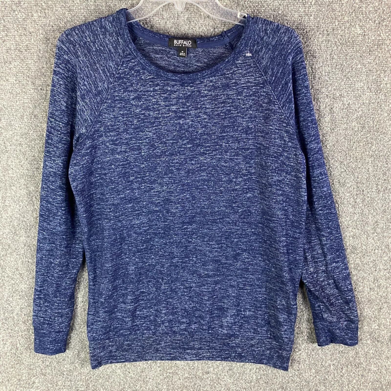 Buffalo David Bitton Buffalo David Bitton Sweater Women's Medium Pullover Blue M Size M / US 6-8 / IT 42-44 - 1 Thumbnail