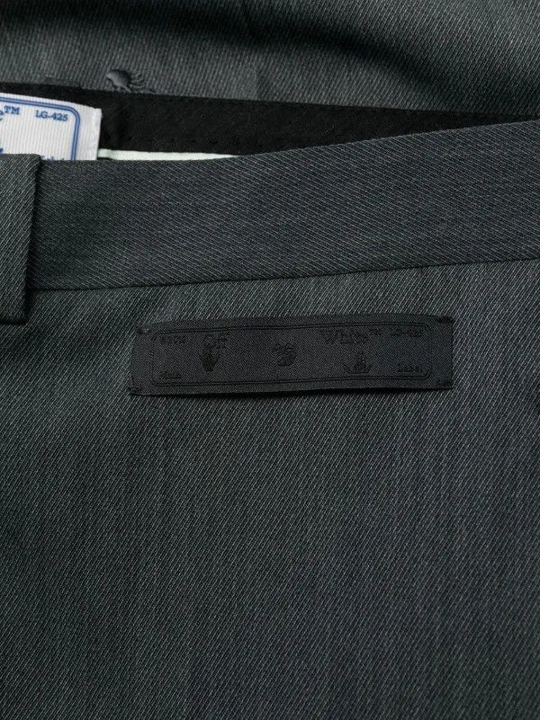 Off-White o1gr1nt0125 Ow Allover Industrial Belt Pant in Grey Size US 30 / EU 46 - 6 Thumbnail