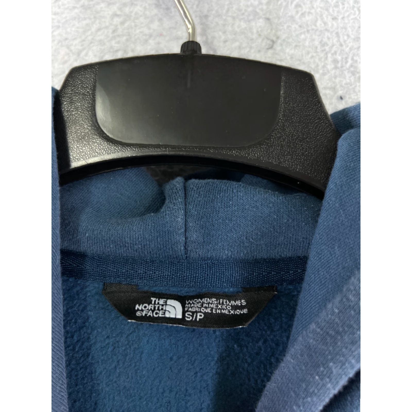 The North Face The North Face Hoodie Womens Small Blue Pullover Logo Sweater Cotton Blend Size S / US 4 / IT 40 - 7 Thumbnail