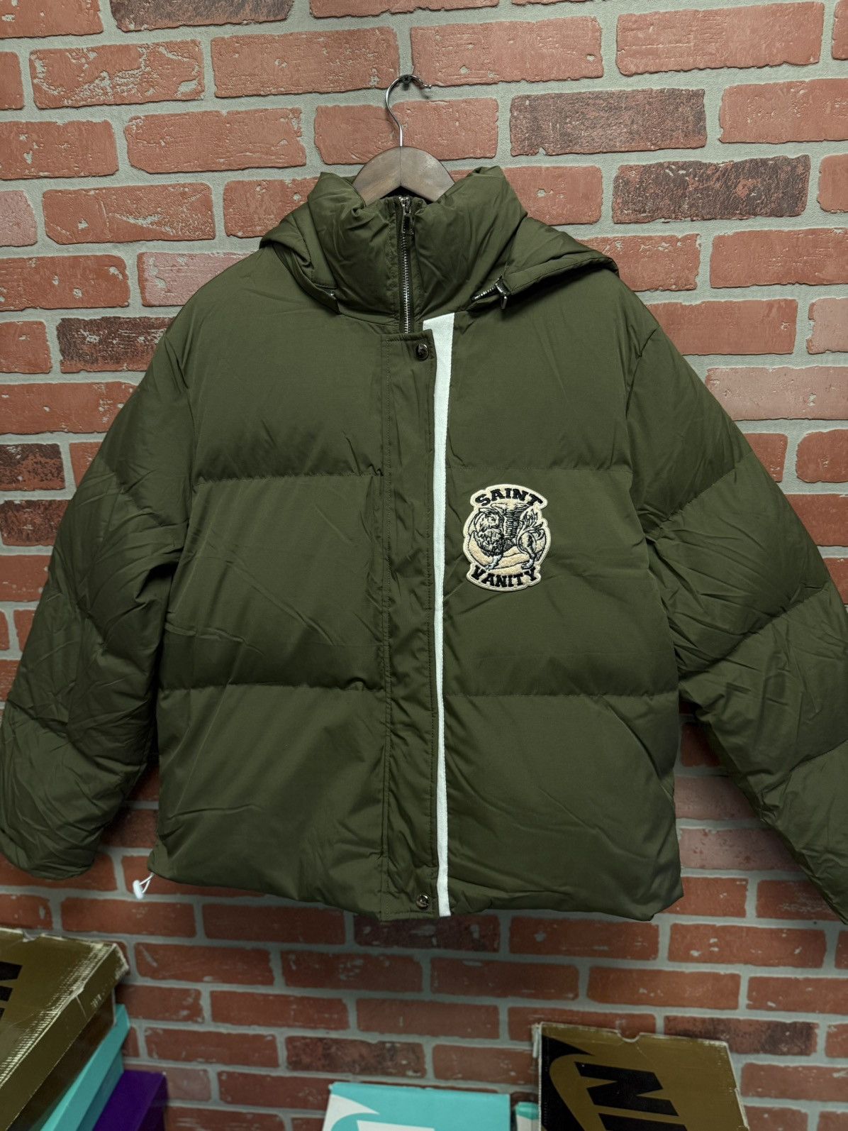 Saint Vanity Saint Vanity Green Puffer Jacket (Exlusive) Size XXL Size US XXL / EU 58 / 5 - 2 Thumbnail