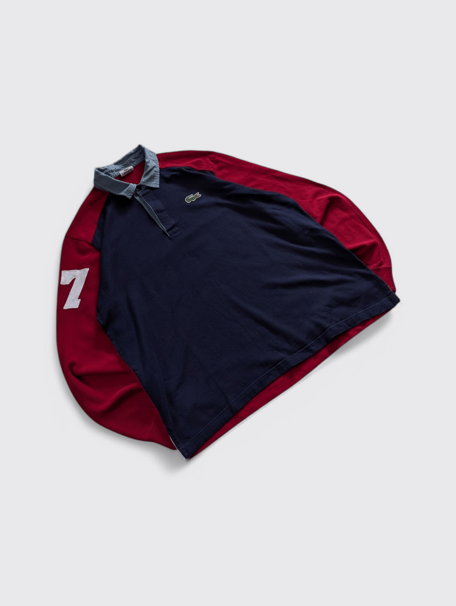 Lacoste Lacoste Vintage Rugby 27 Polo Shirt Size US XL / EU 56 / 4 - 2 Thumbnail