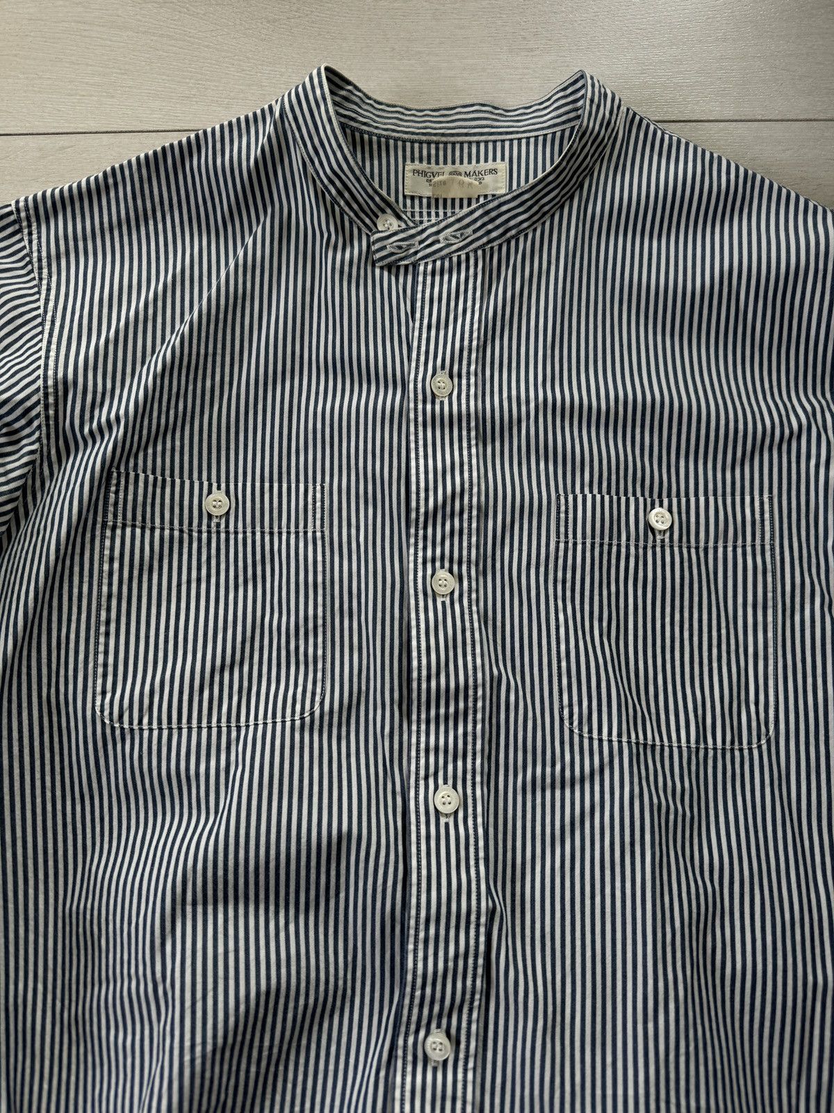 PHIGVEL MAKERS & Co. Phigvel Makers Collar Band shirt Size US M / EU 48-50 / 2 - 3 Thumbnail