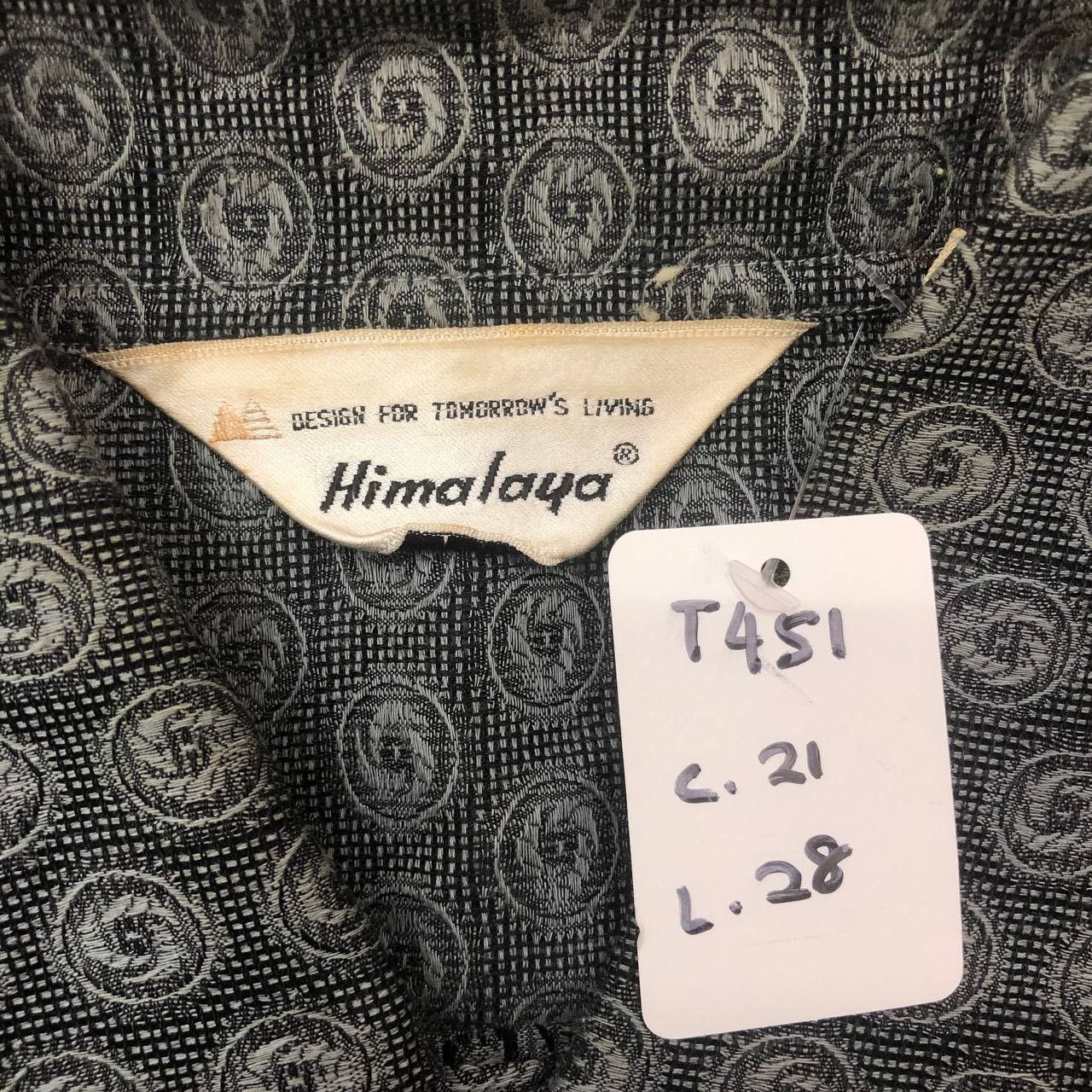 Vintage T451 VTG MESH HIMALAYA KNIT BOWLING SHIRTS Size US M / EU 48-50 / 2 - 9 Thumbnail