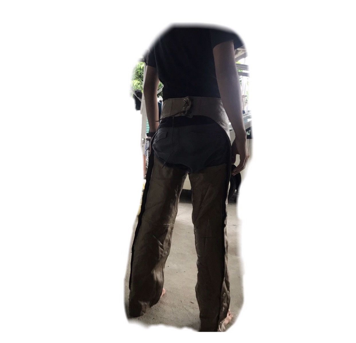Cowboy Equipment × Vintage Cowboy leather pant Size US 30 / EU 46 - 8 Thumbnail