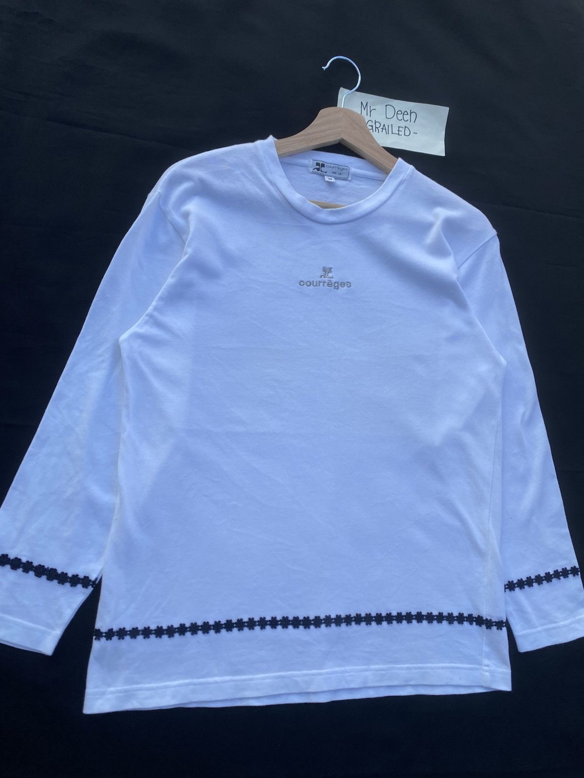 Courreges Rare Vintage Courreges Longsleeve Shirt Size M / US 6-8 / IT 42-44 - 5 Thumbnail